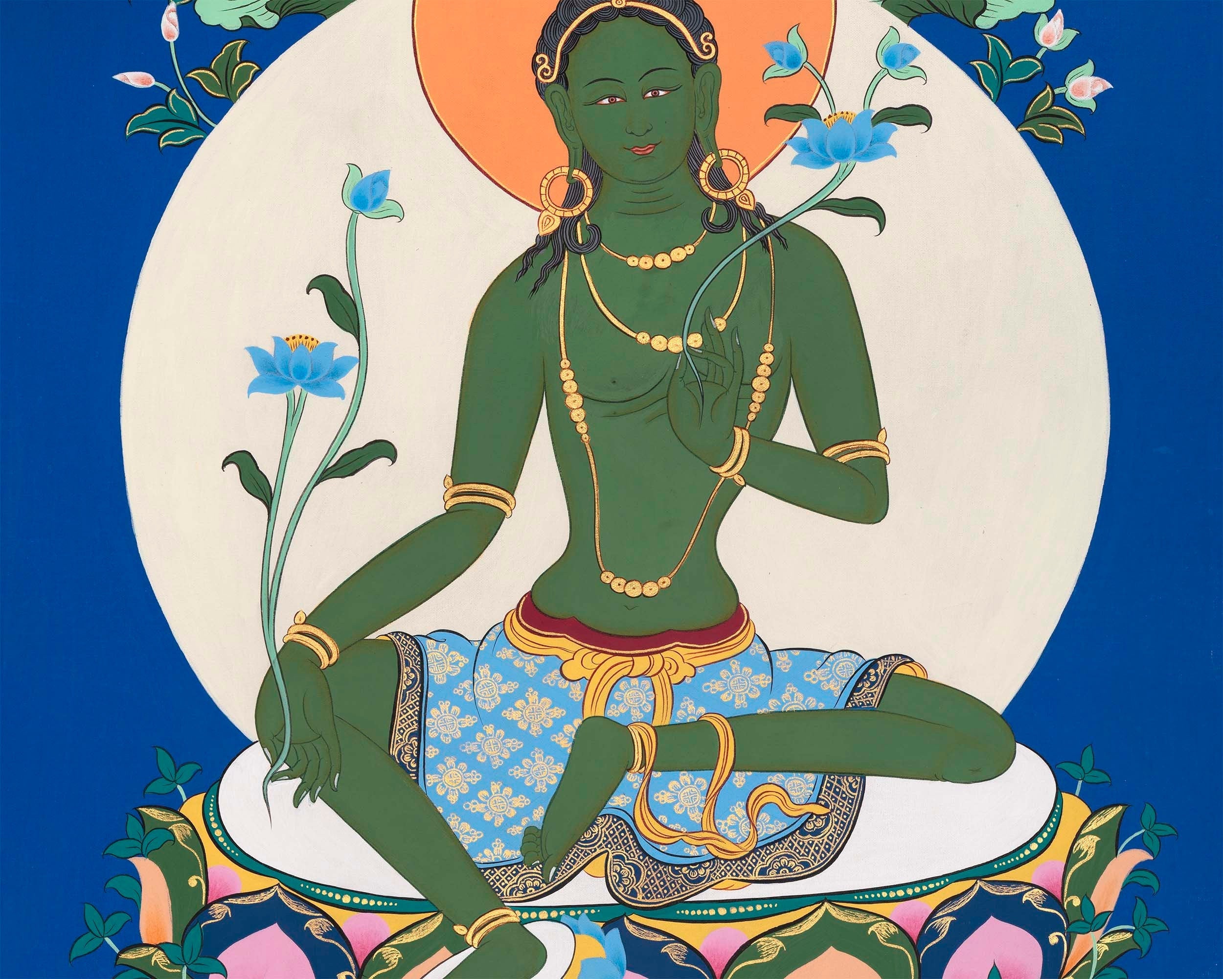 Green Tara Mother Goddess | Wall  Decor