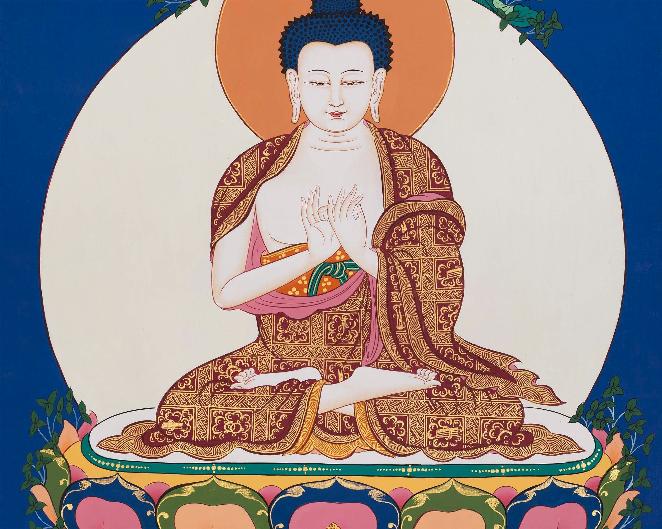 Vairocana Buddha Thangka | Spiritual Art