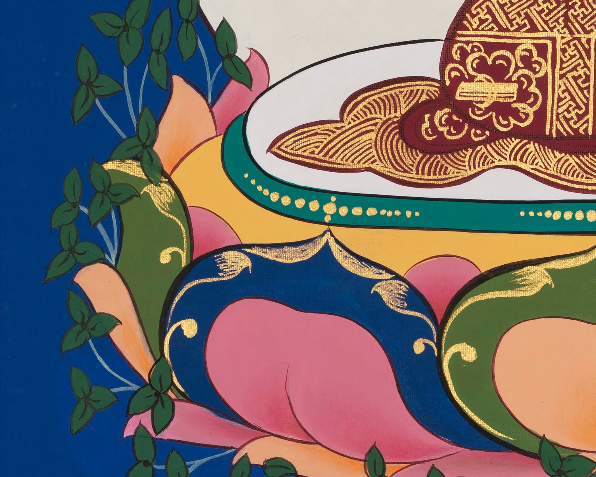 Vairocana Buddha Thangka | Spiritual Art