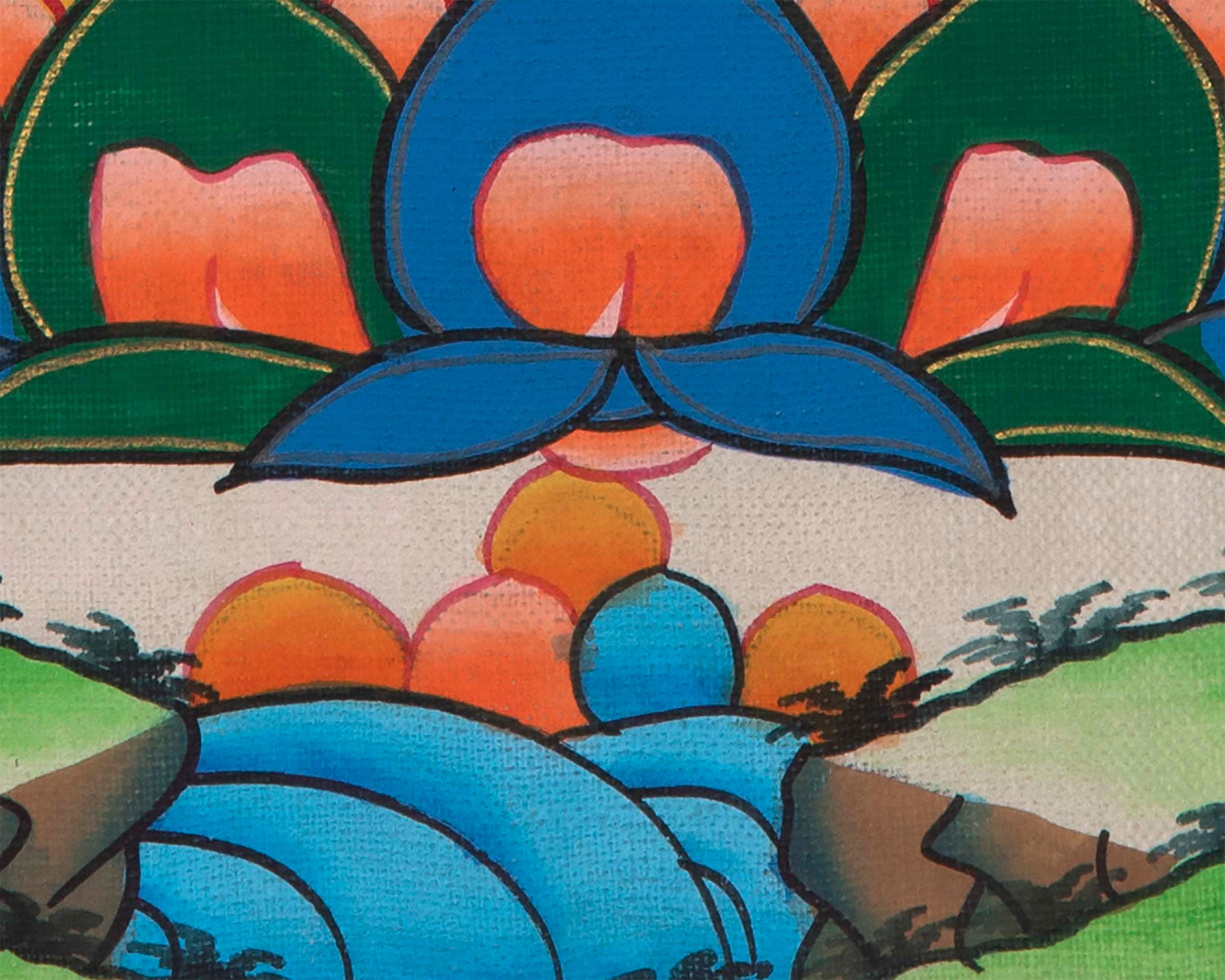 Bodhisattva Samantabhadra Buddha | Yab Yum Samantabhadra Buddha | Religious Wall Decor