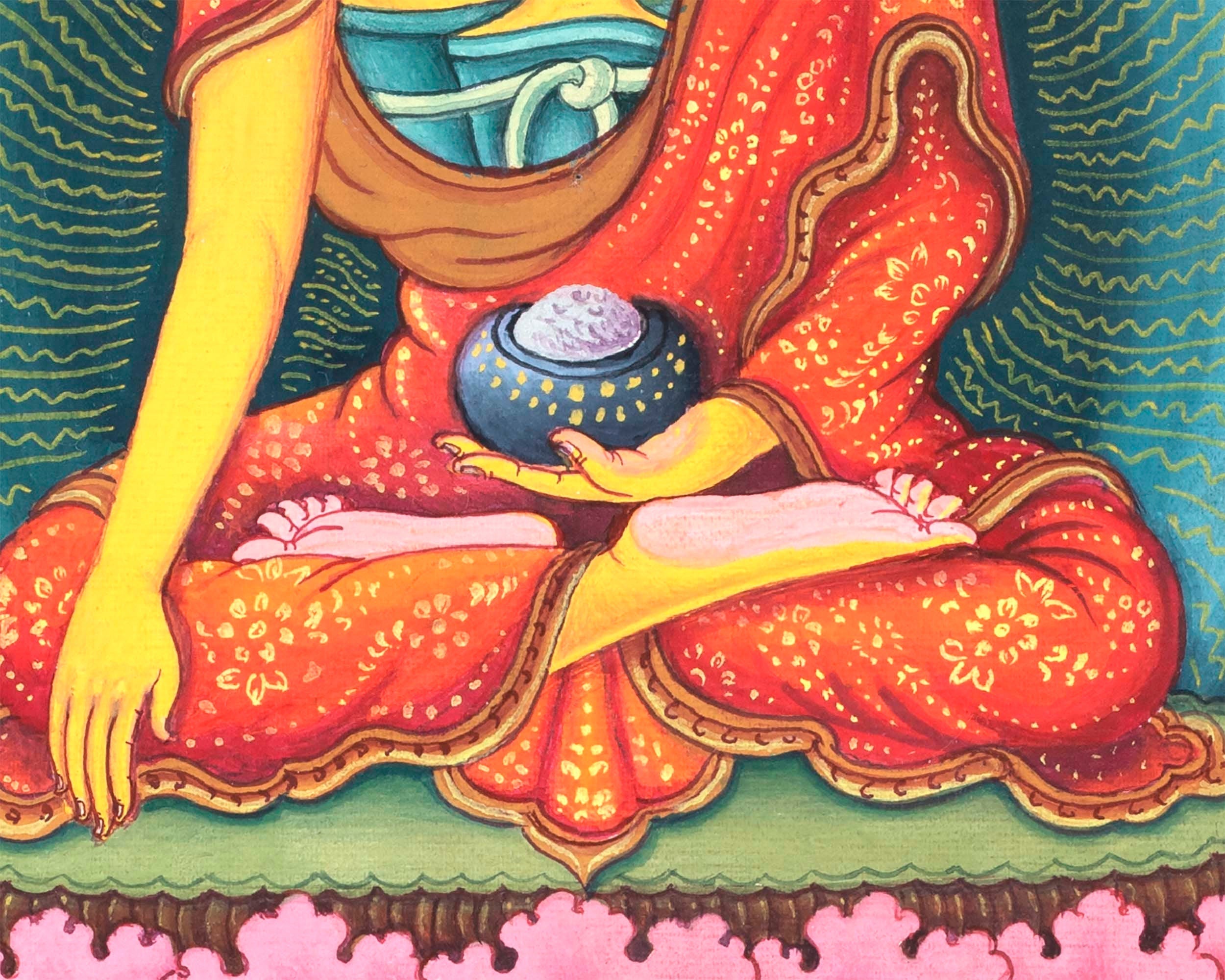Shakyamuni Buddha Mandala | Newari Art Style