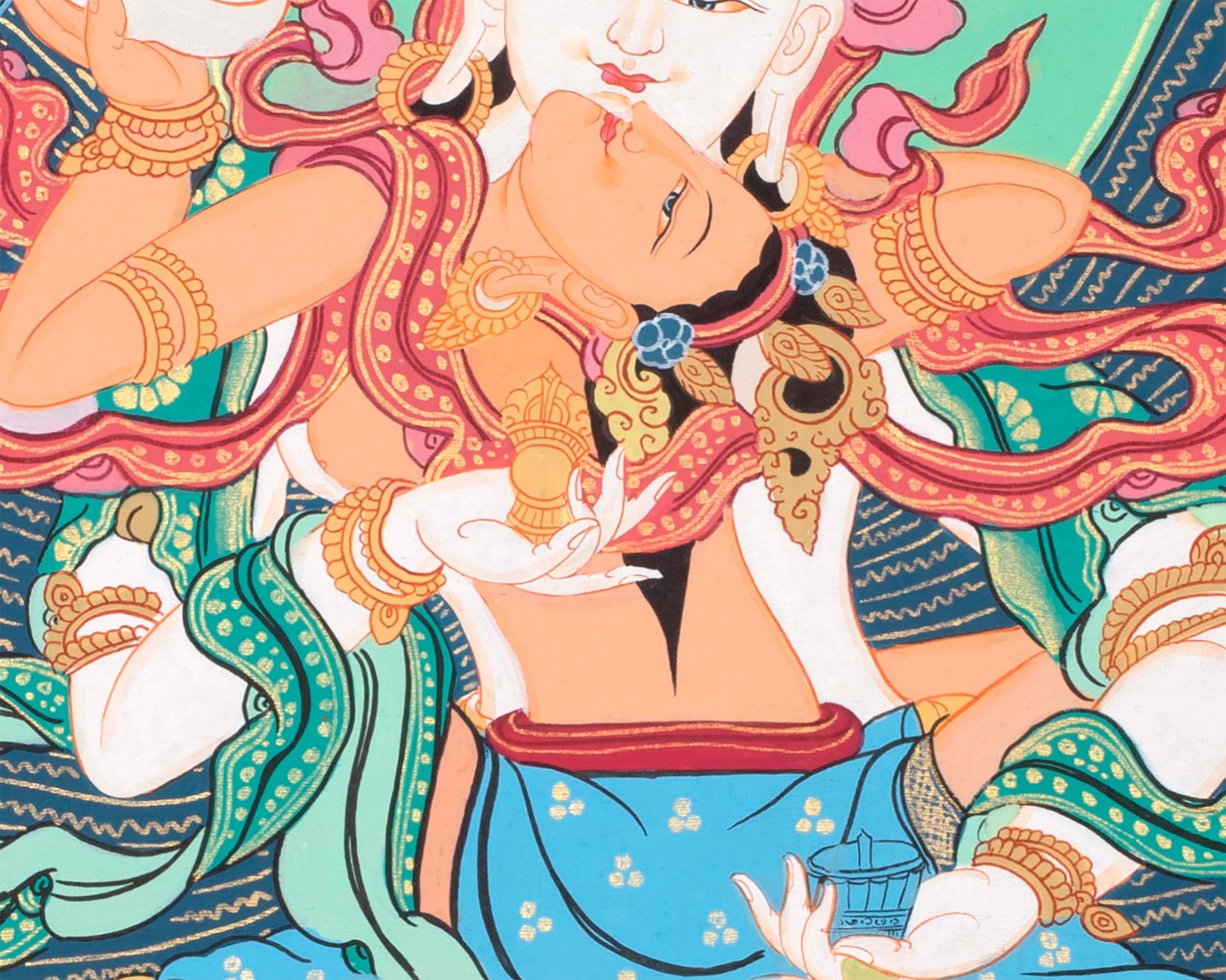 Dorje Sempa Thangka | Tibetan Vajrasattva Art