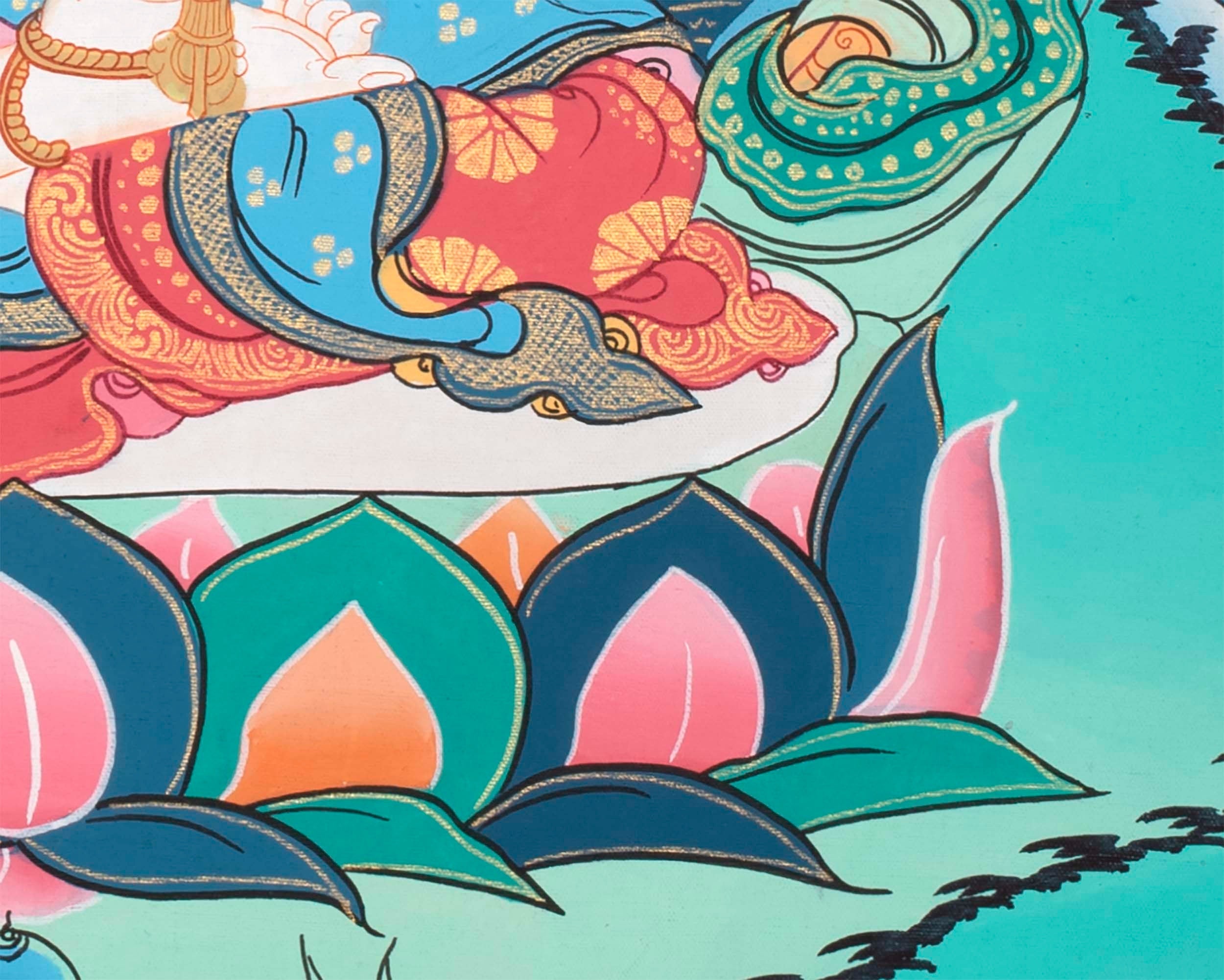 Dorje Sempa Thangka | Tibetan Vajrasattva Art