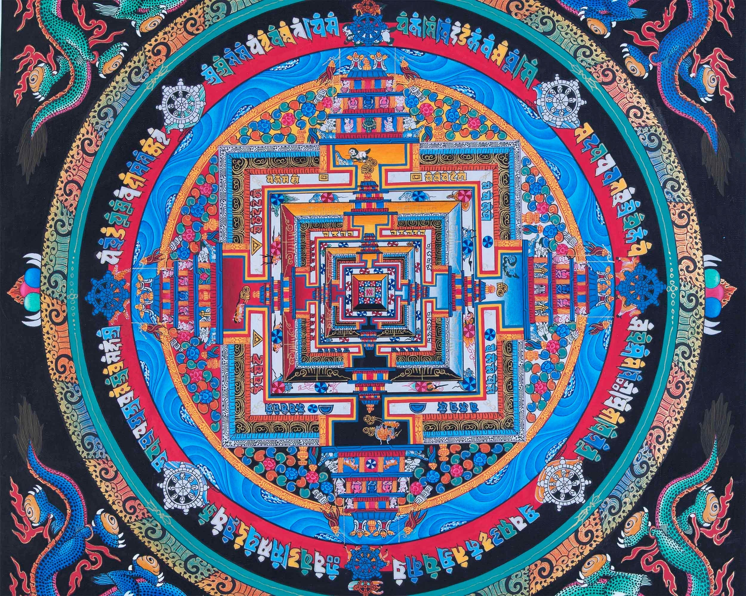 Kalachakra mandala | Wall Decoration Painting