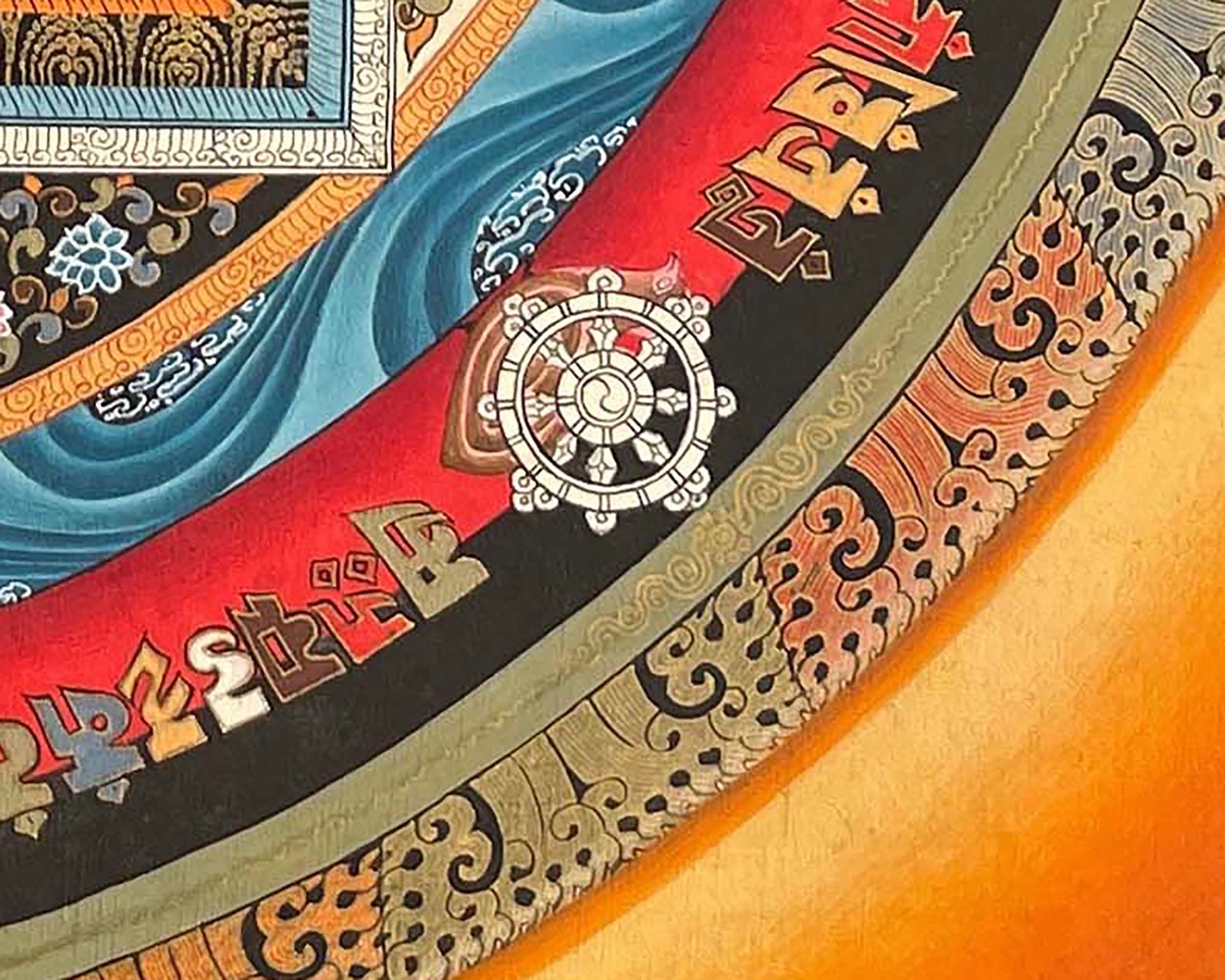 Kalachakra Mandala Thangka | Buddhist Home Decor