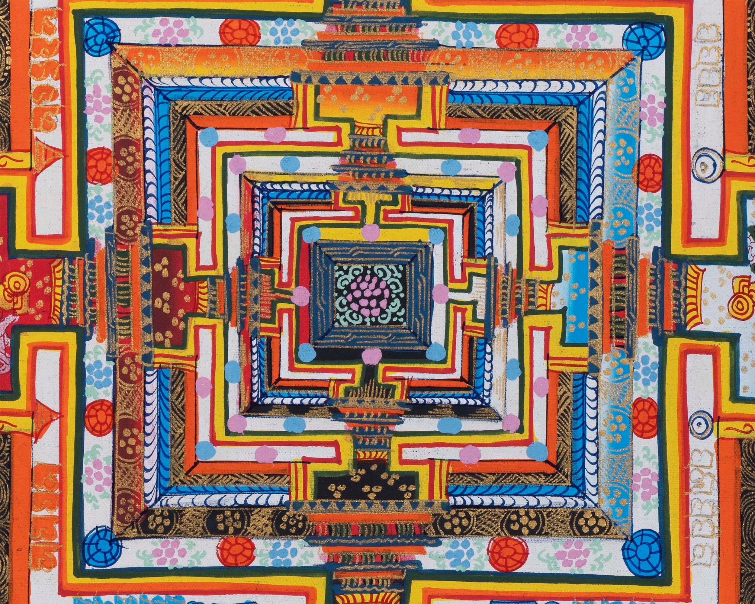 Fine Kalachakra Mandala | Art for Wealth And Success