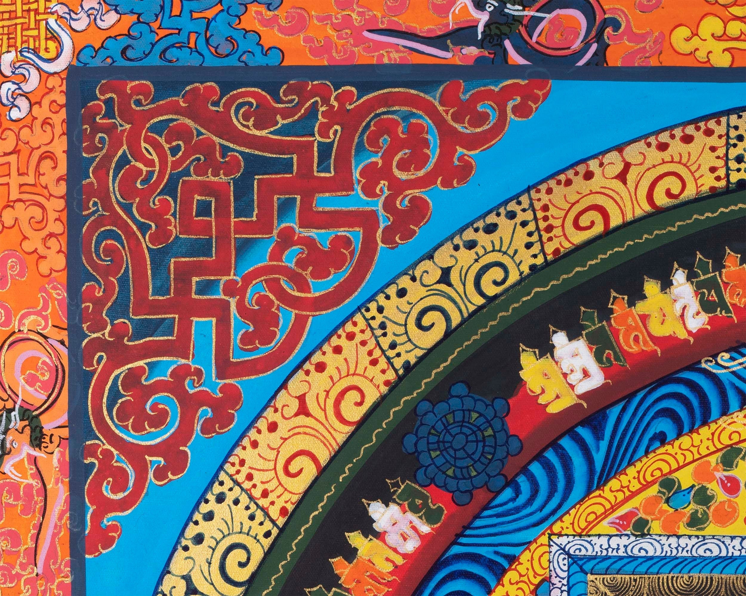 Fine Kalachakra Mandala | Art for Wealth And Success