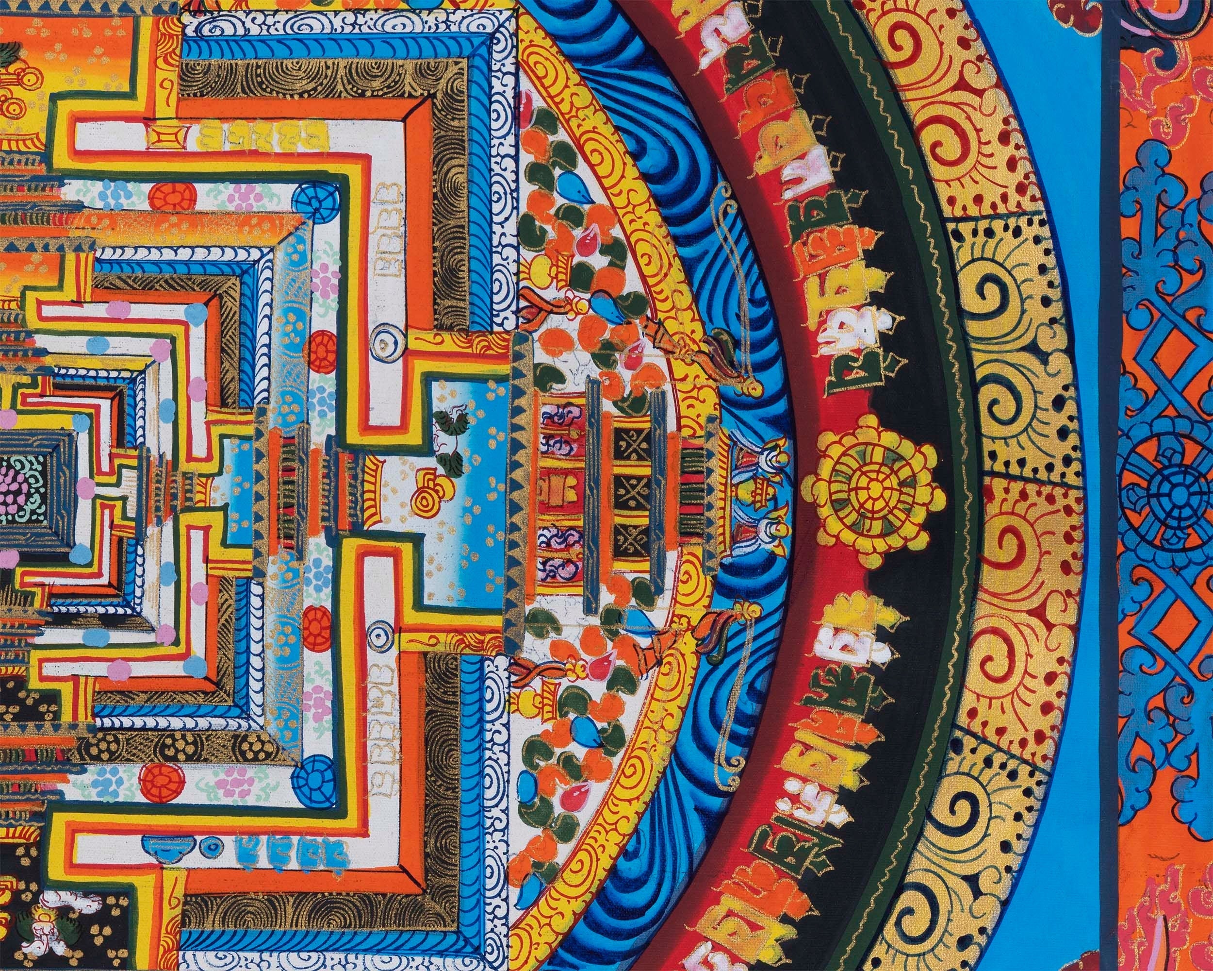 Fine Kalachakra Mandala | Art for Wealth And Success