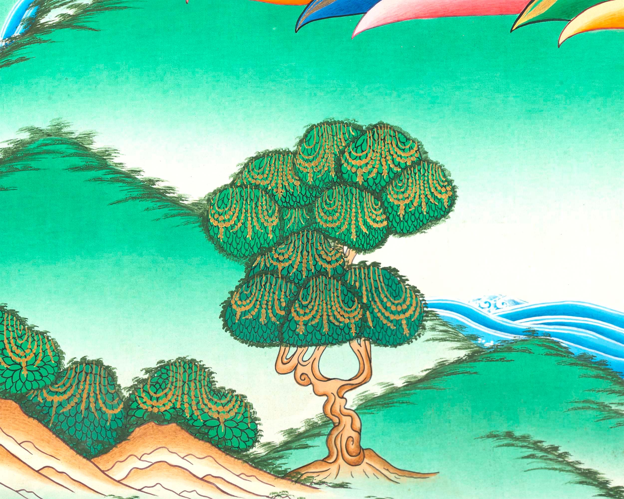 Medicine Buddha Thangka | Bhaisajyaguru Original Healing Art