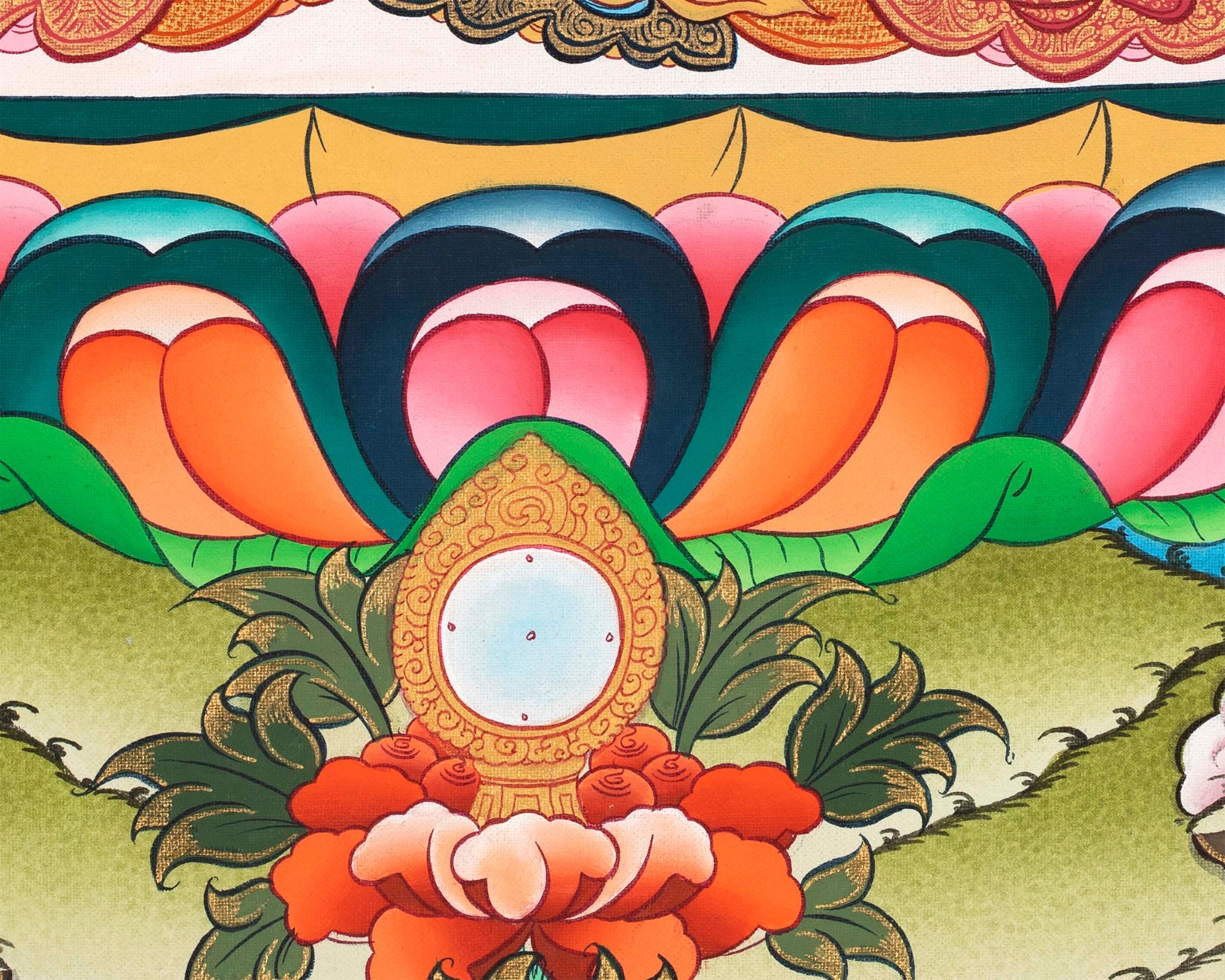 Vajrasattva Shakti | High Quality Art on Cotton Canvas