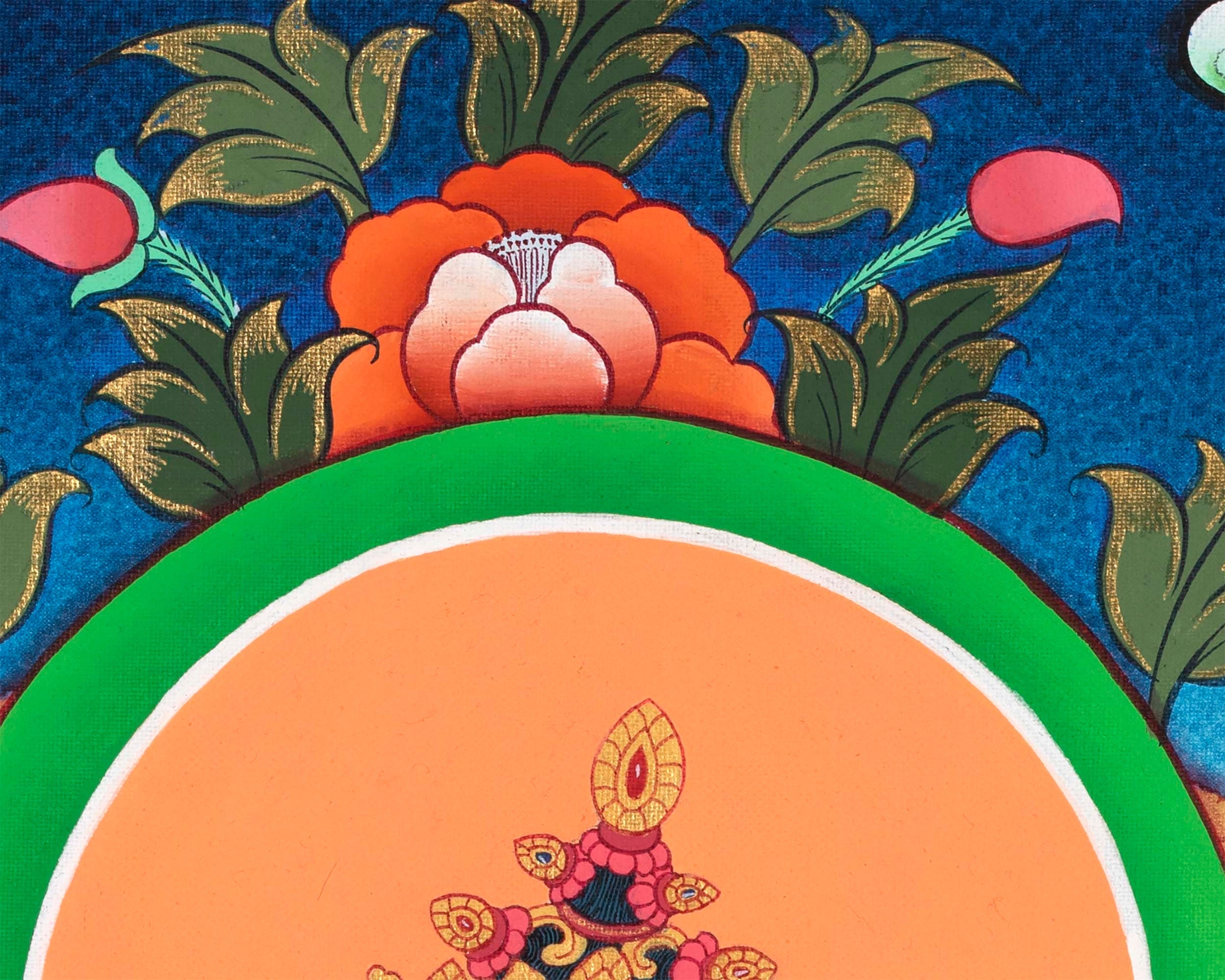 Vajrasattva Shakti | High Quality Art on Cotton Canvas