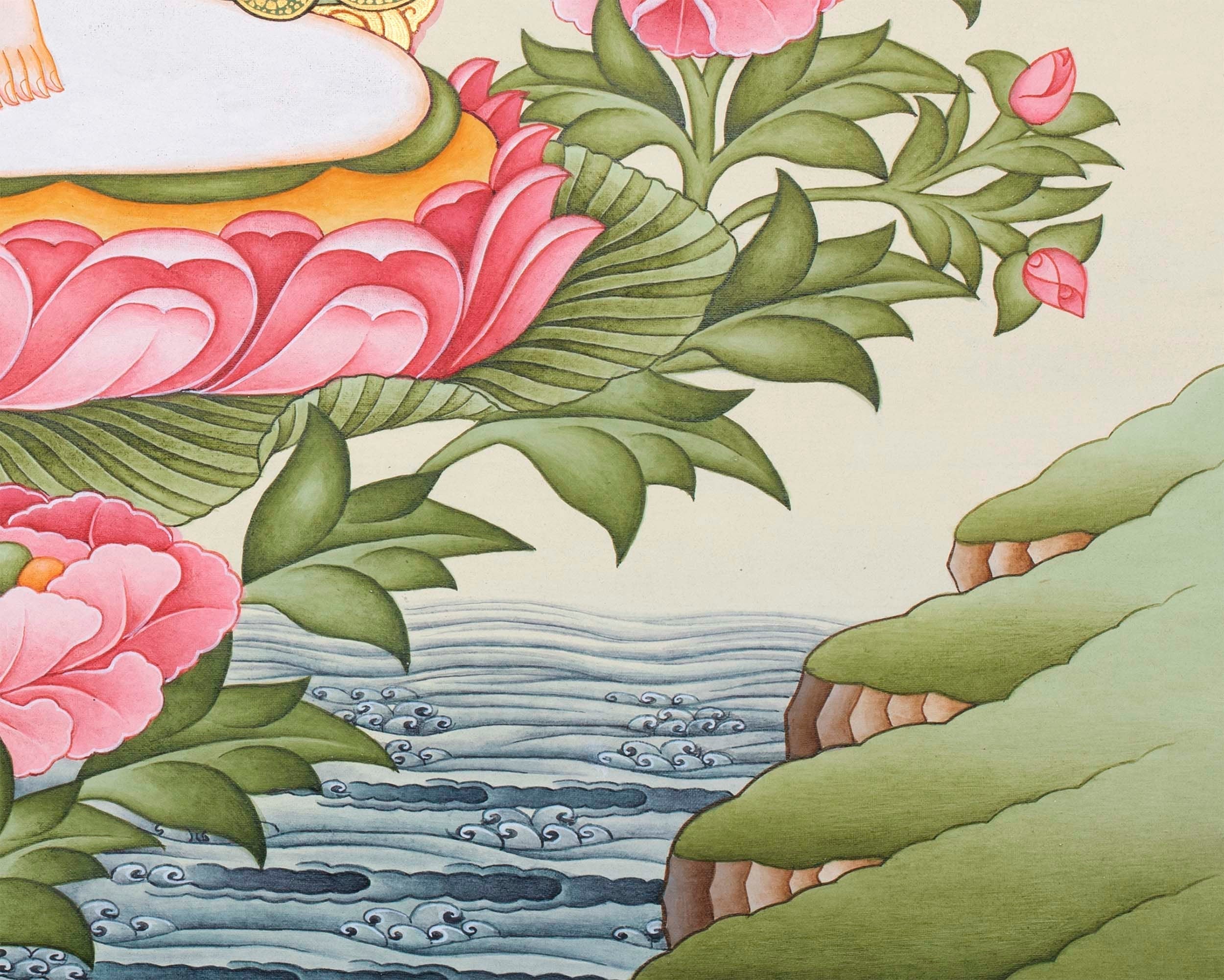 1,000 Armed Chenresig | Tibetan Hand Painting