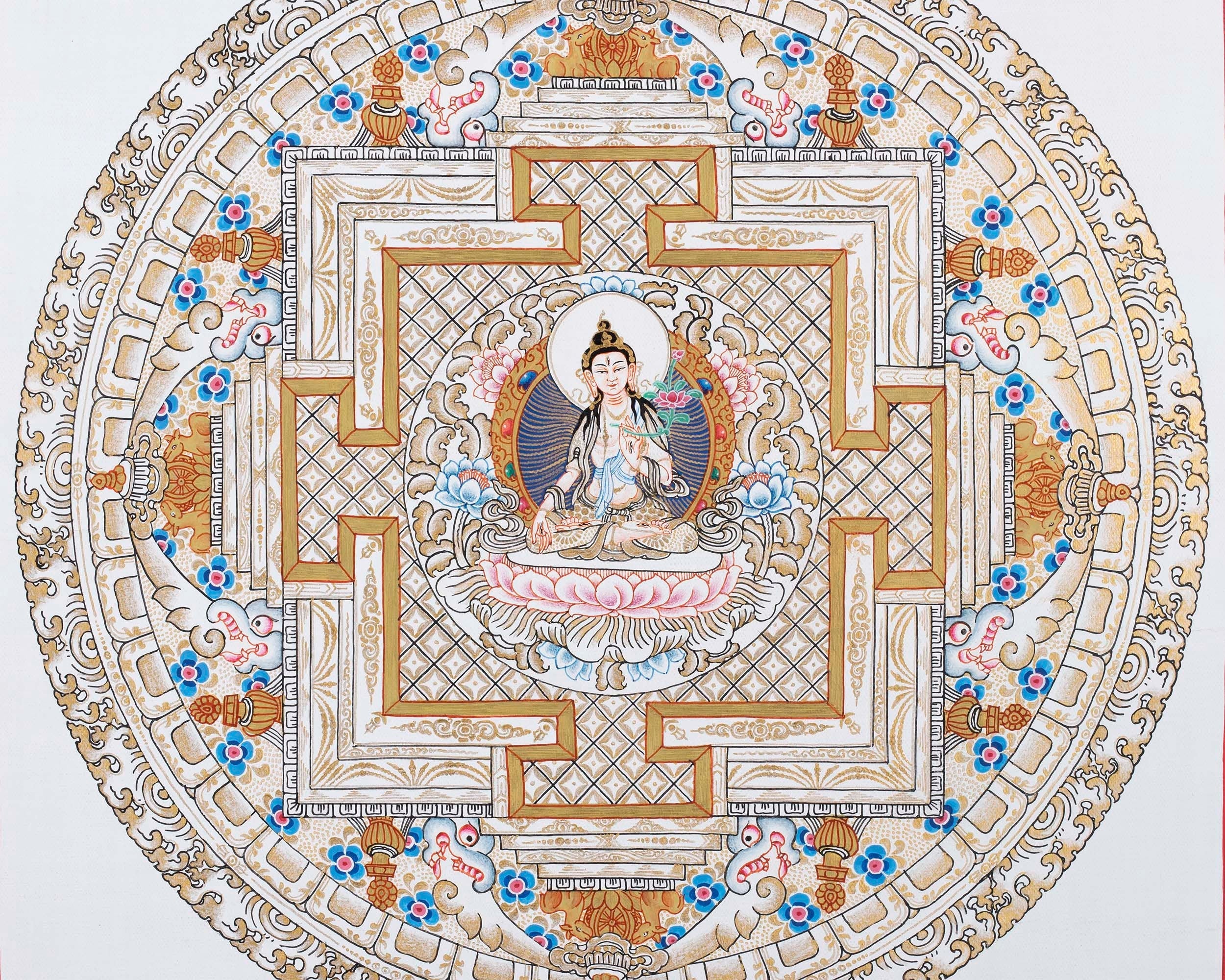 White Tara | High Quality Thangka
