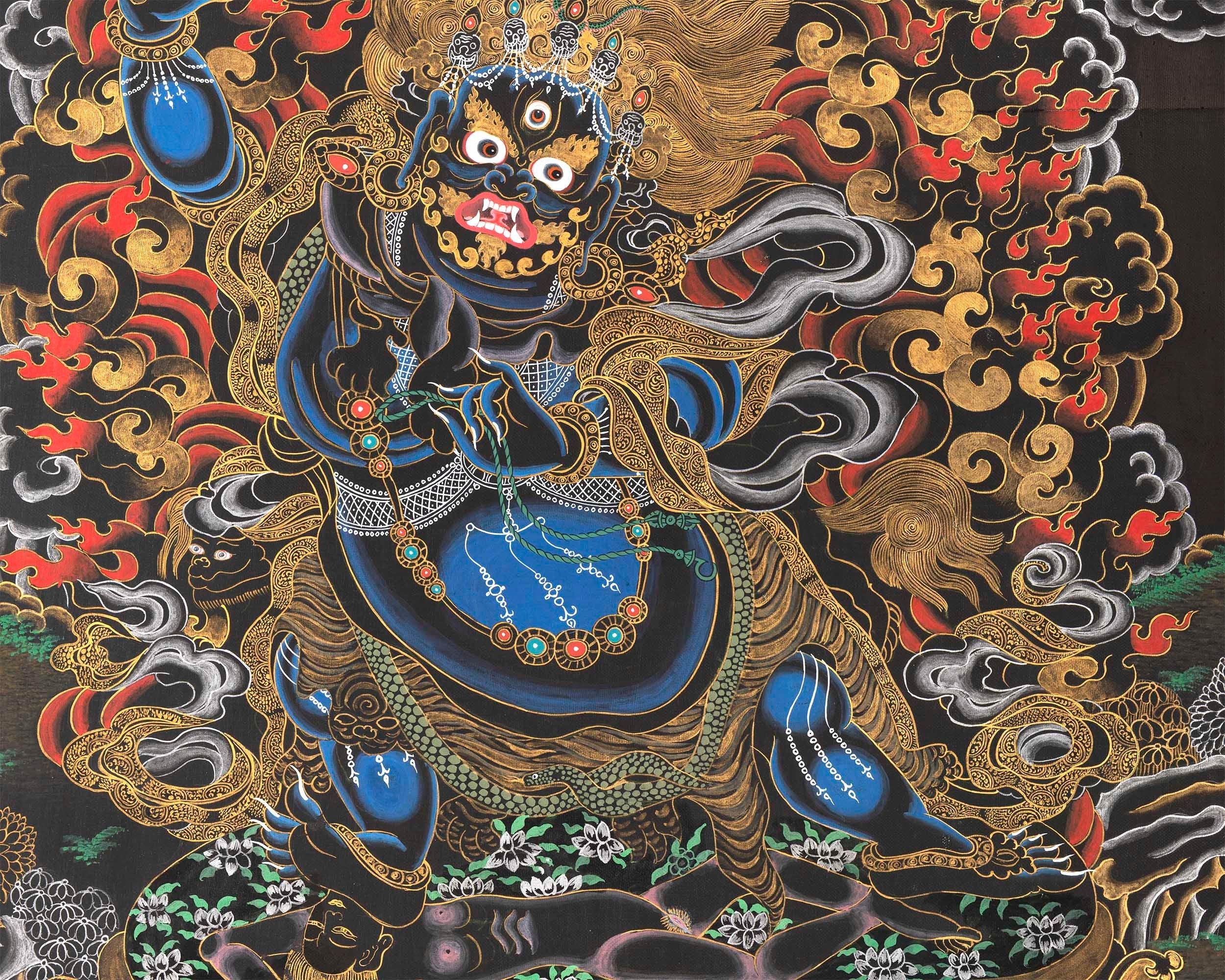 Mahakala Thangka | Canvas Art