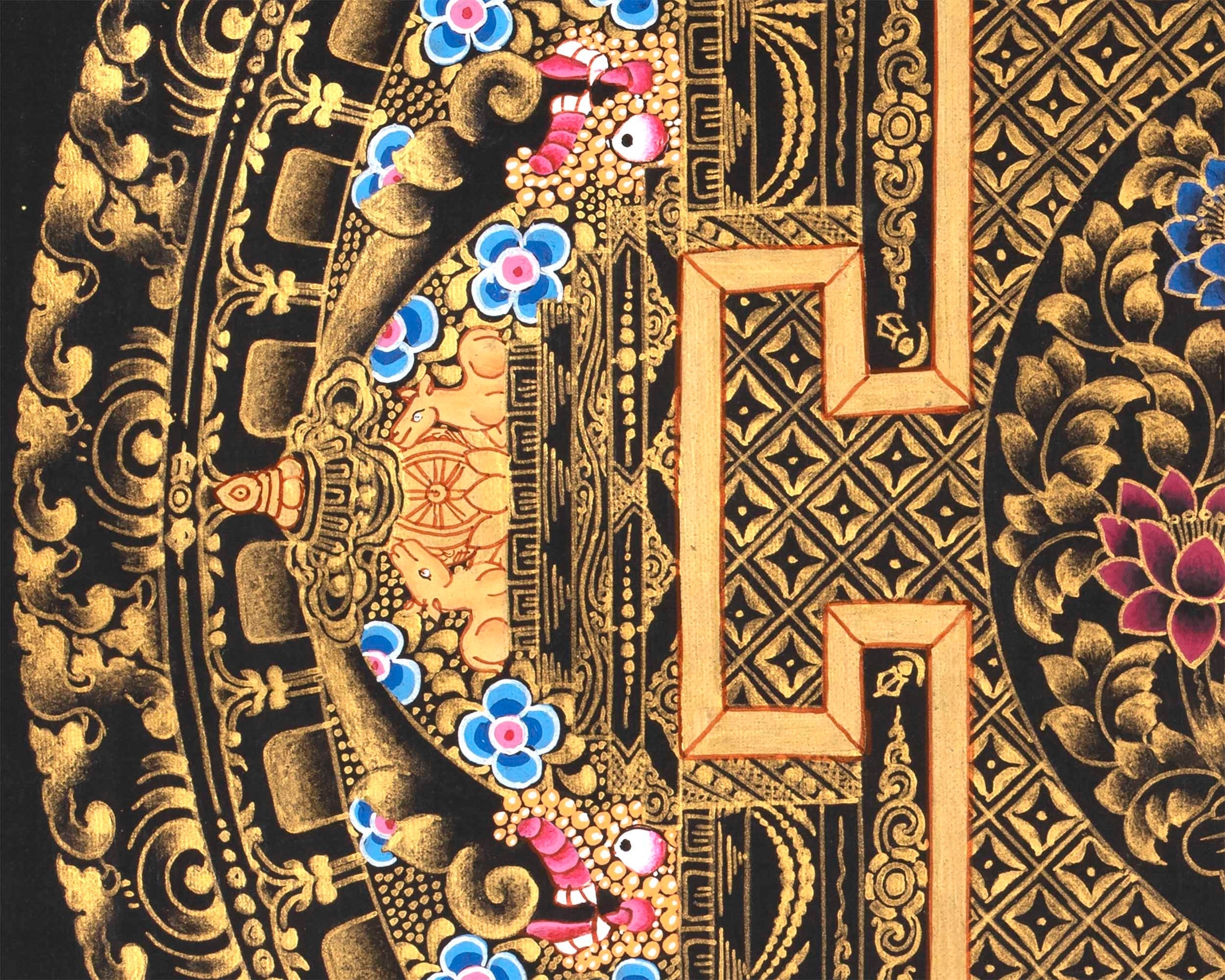 1,000 armed Avalokiteshvara Mandala |  God of Compassion Tibetan Buddhist Thangka