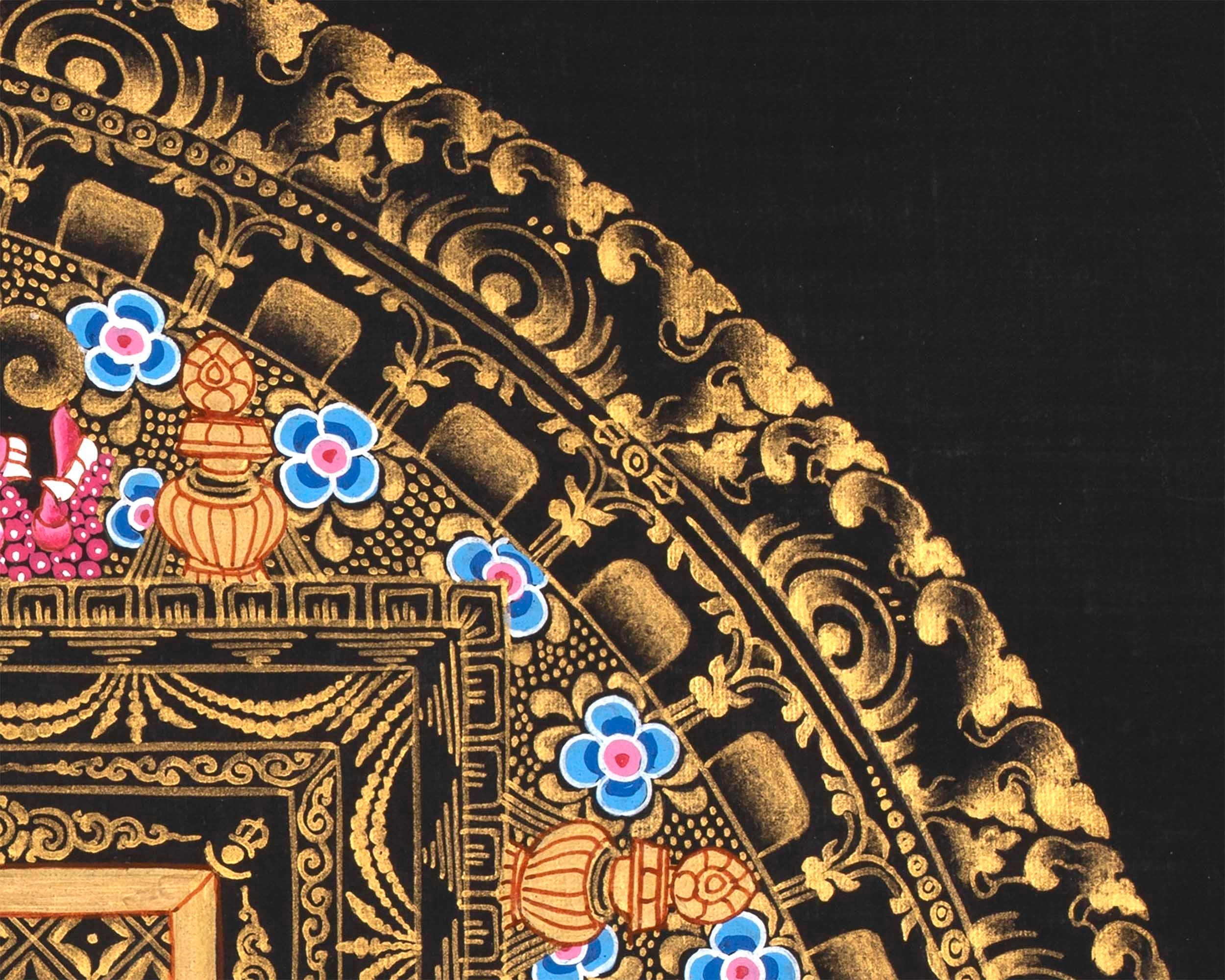 1,000 armed Avalokiteshvara Mandala |  God of Compassion Tibetan Buddhist Thangka