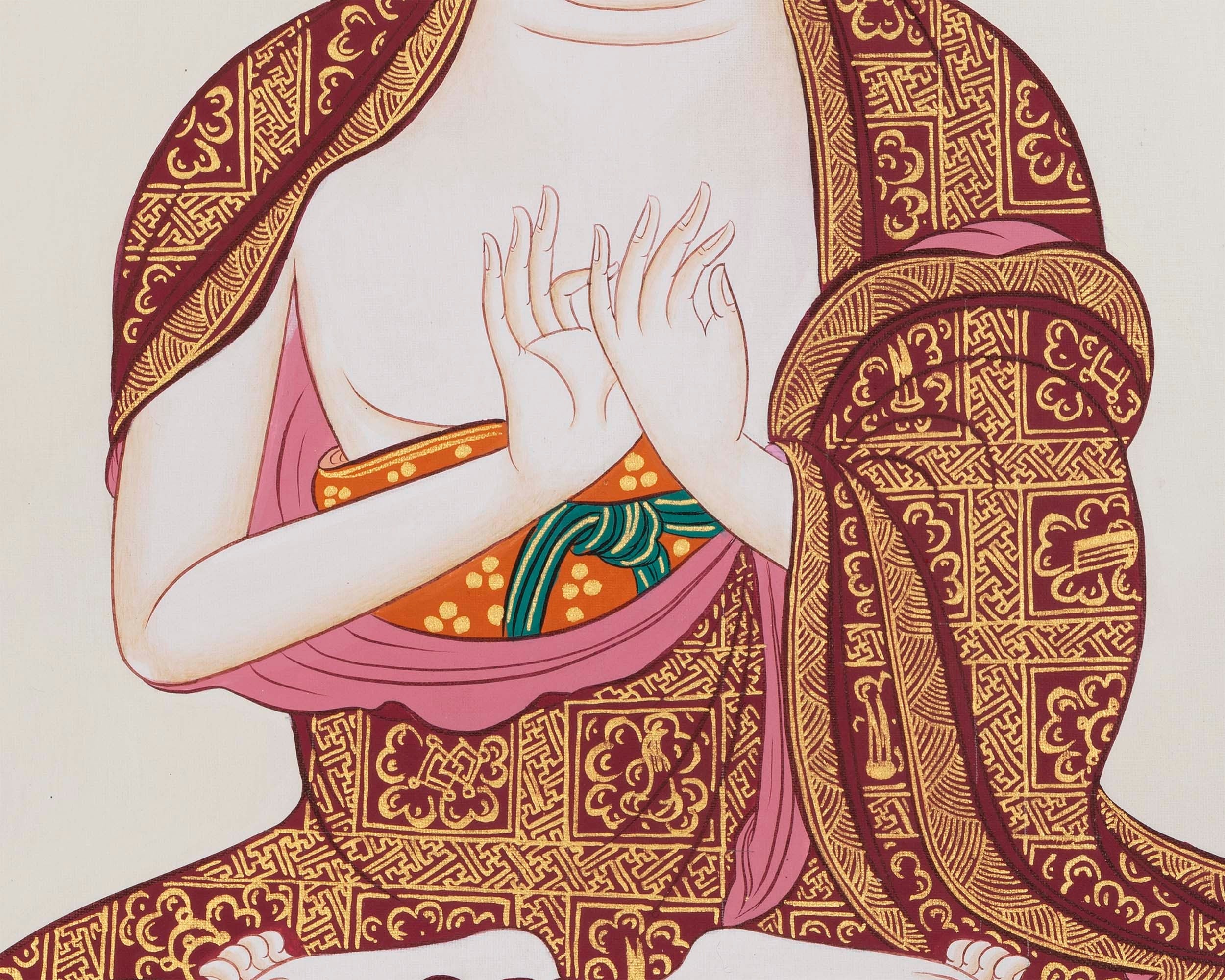 Vairocana Buddha Thangka | Spiritual Art
