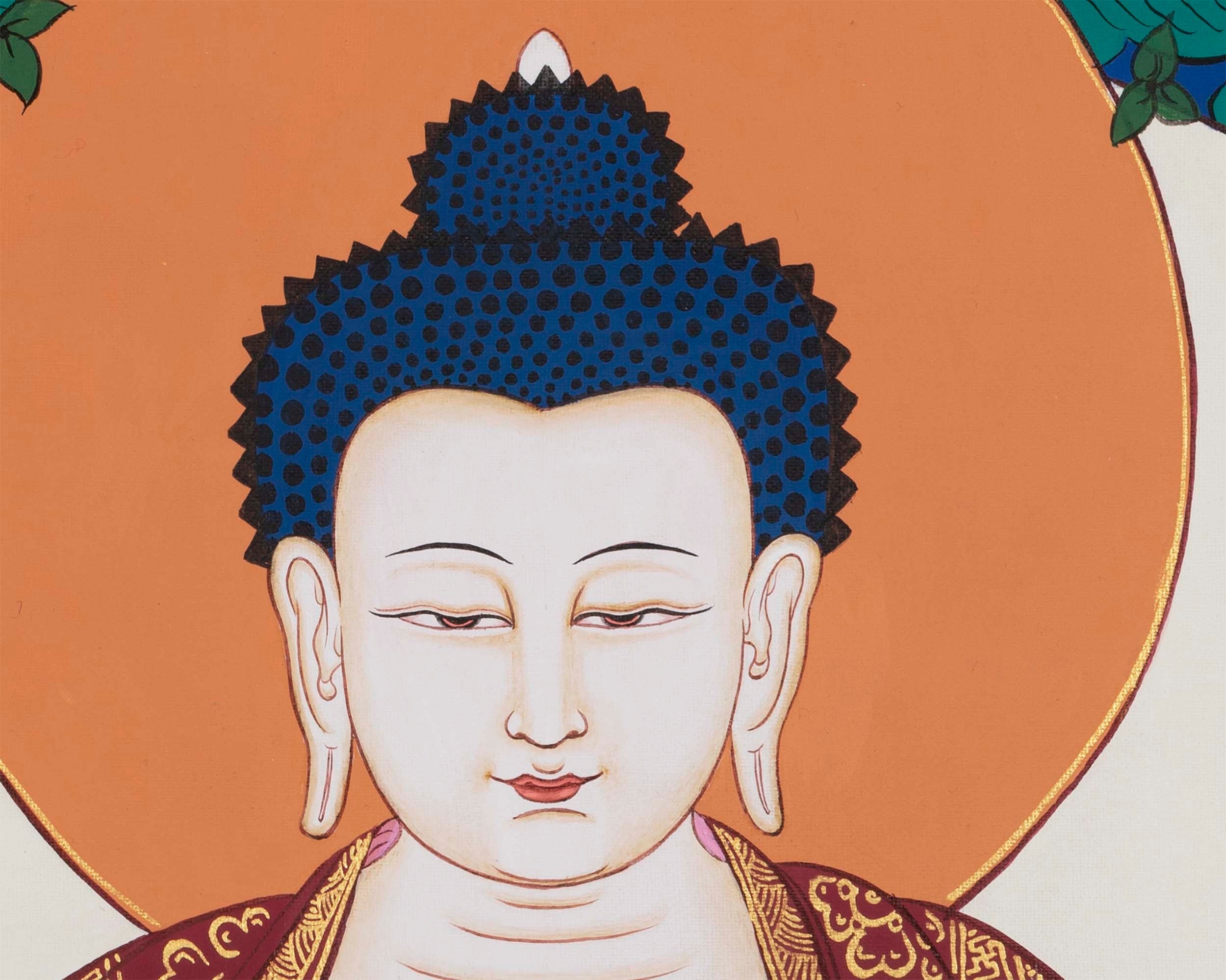 Vairocana Buddha Thangka | Spiritual Art