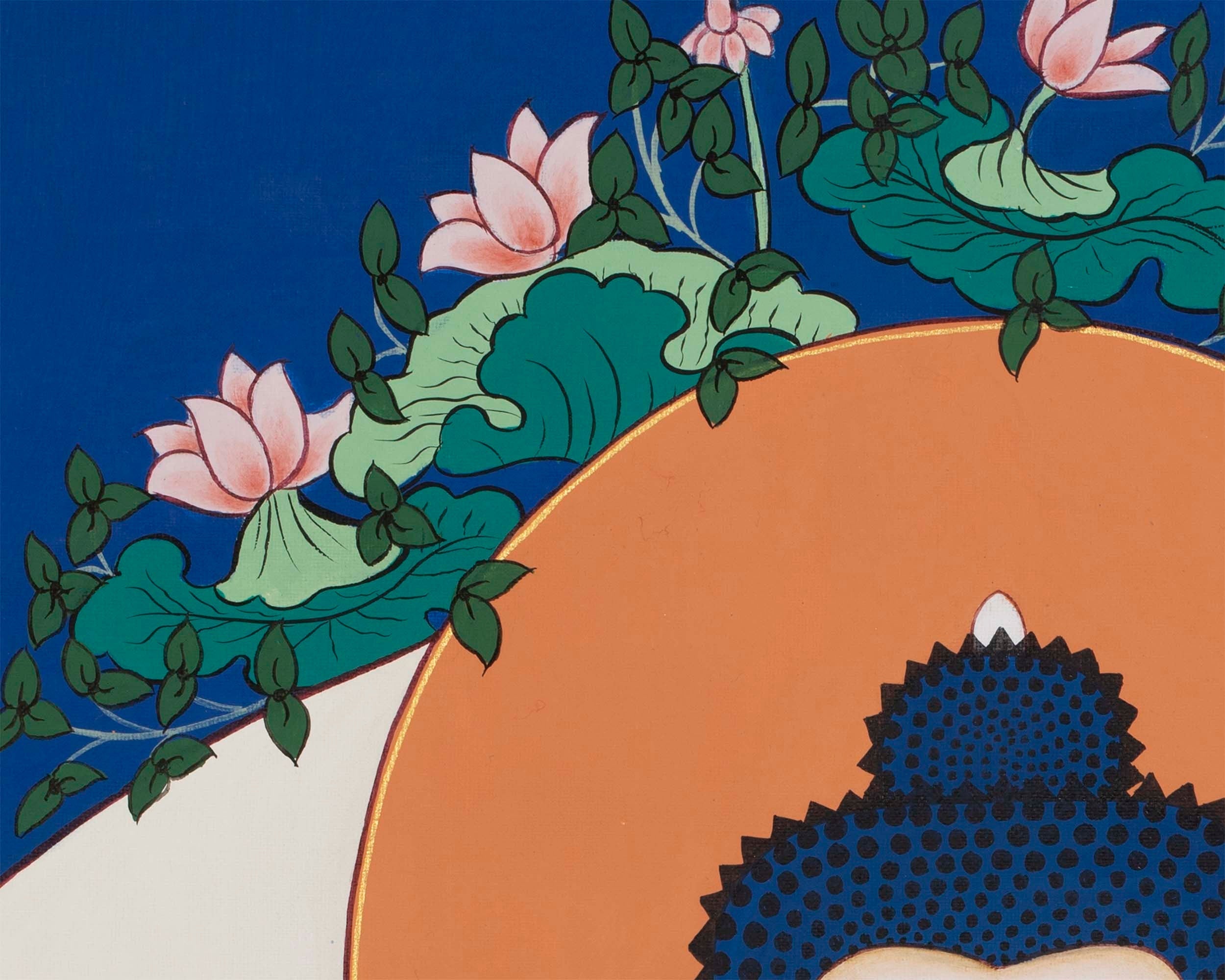 Vairocana Buddha Thangka | Spiritual Art