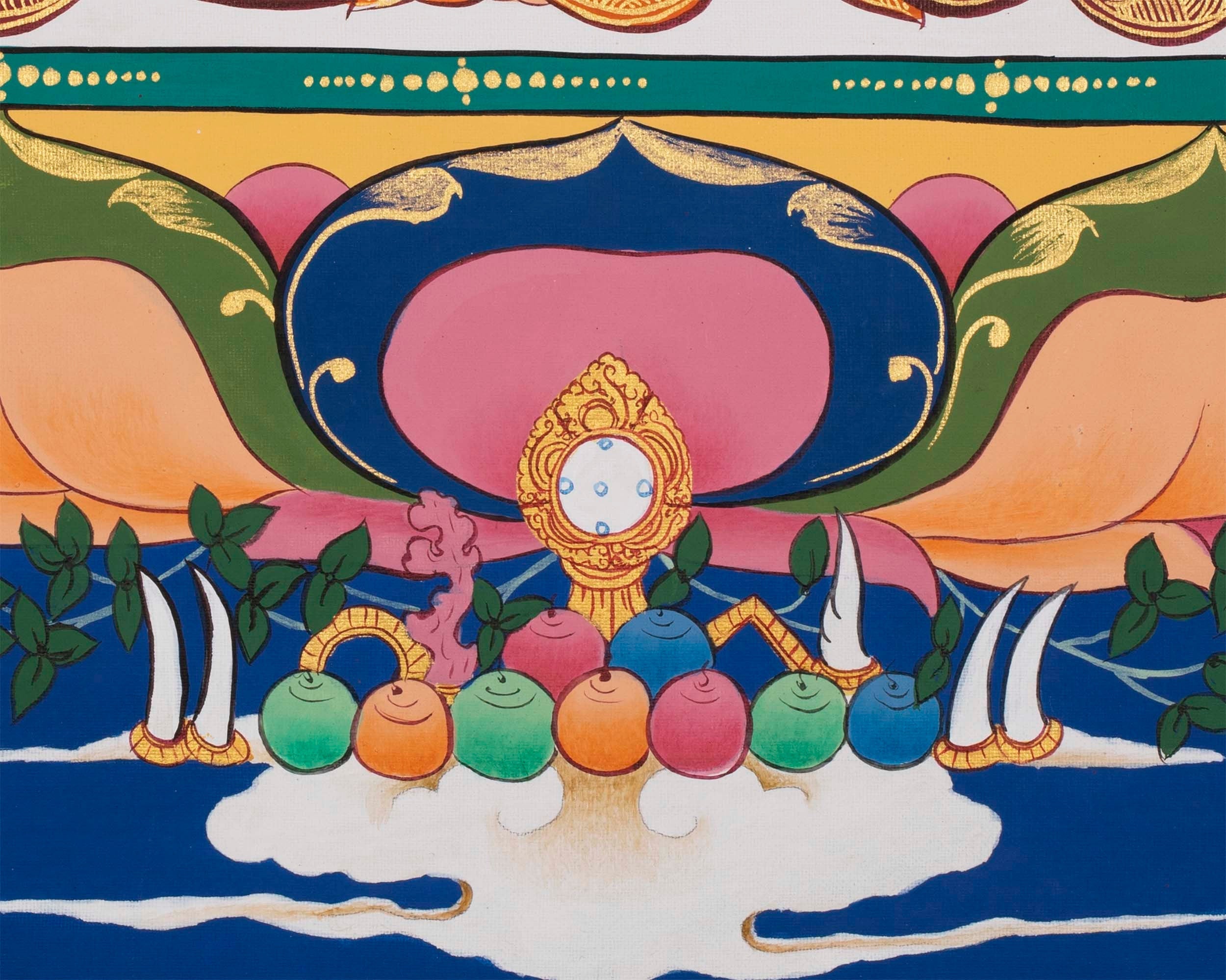 Vairocana Buddha Thangka | Spiritual Art