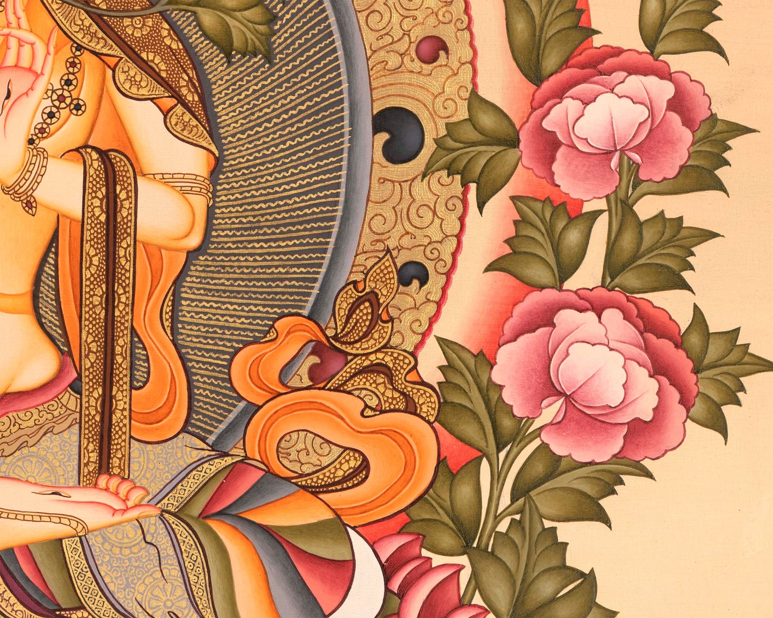 White Tara Goddess Thangka | Mindfulness Meditation