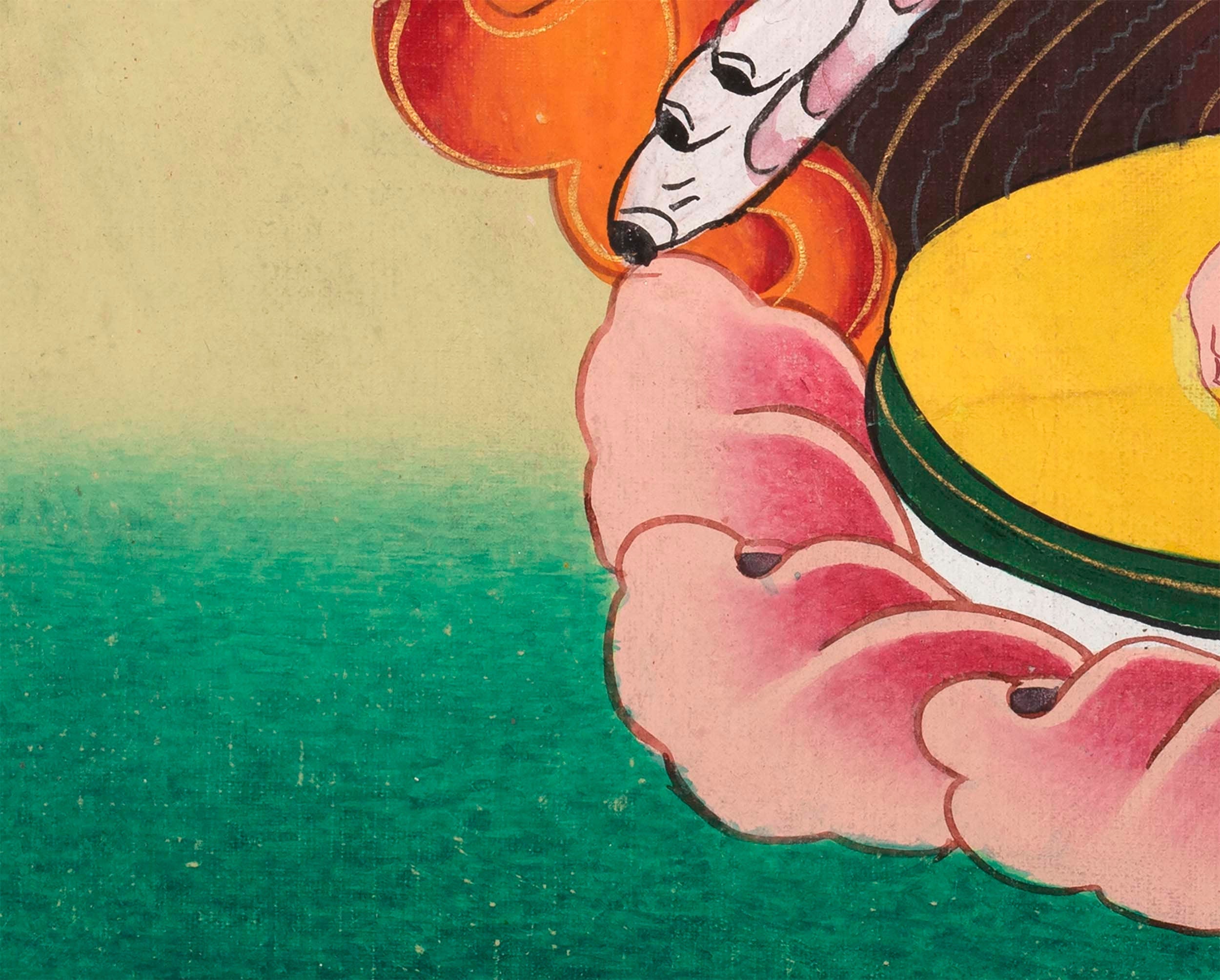 Garuda Thangka | Protective Wrathful Diety | Wall Decor