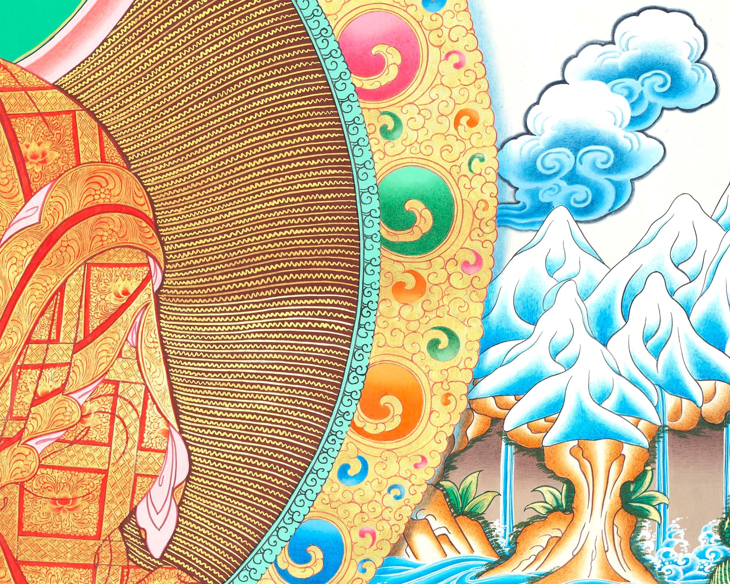 Medicine Buddha Thangka | Bhaisajyaguru Original Healing Art