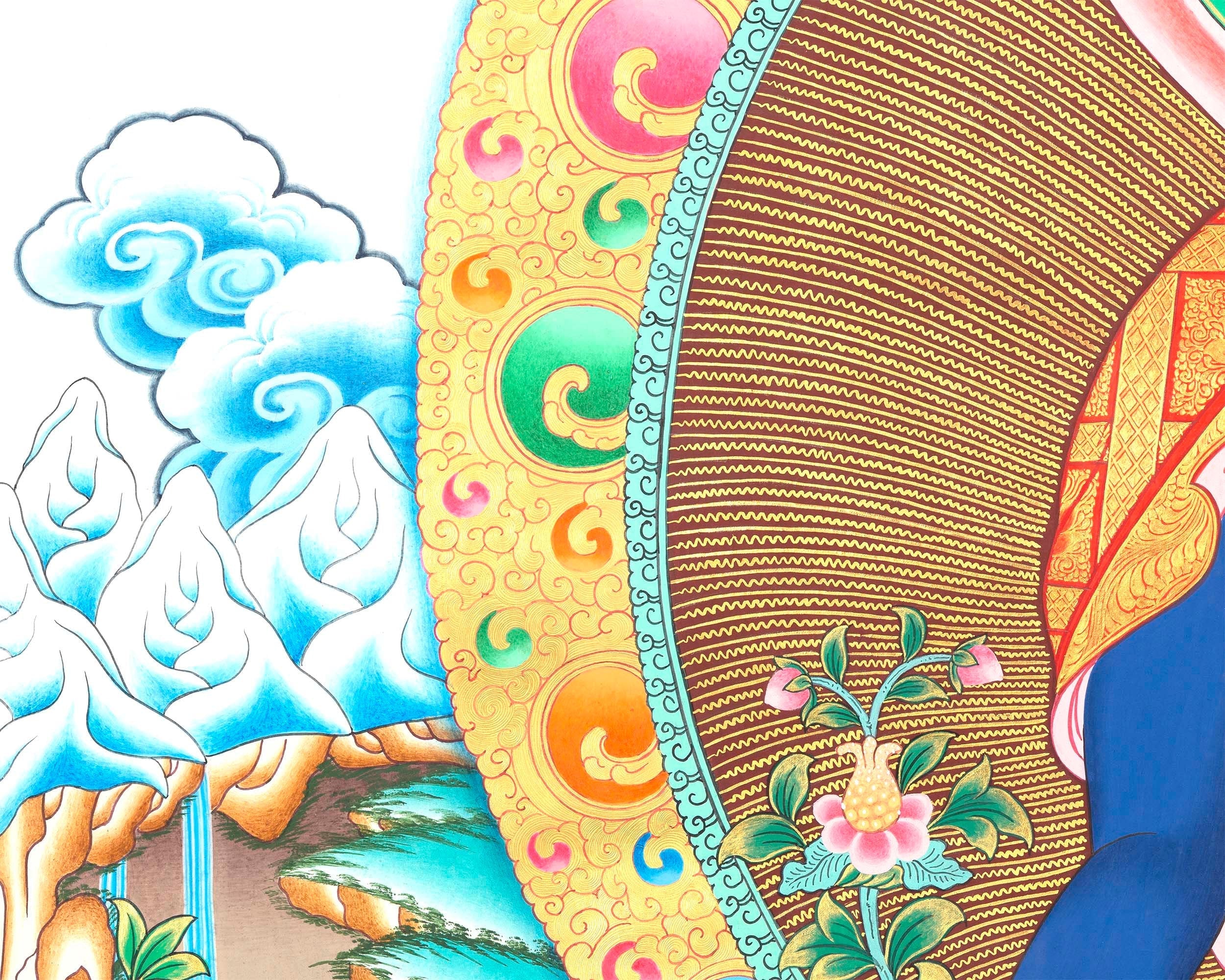 Medicine Buddha Thangka | Bhaisajyaguru Original Healing Art