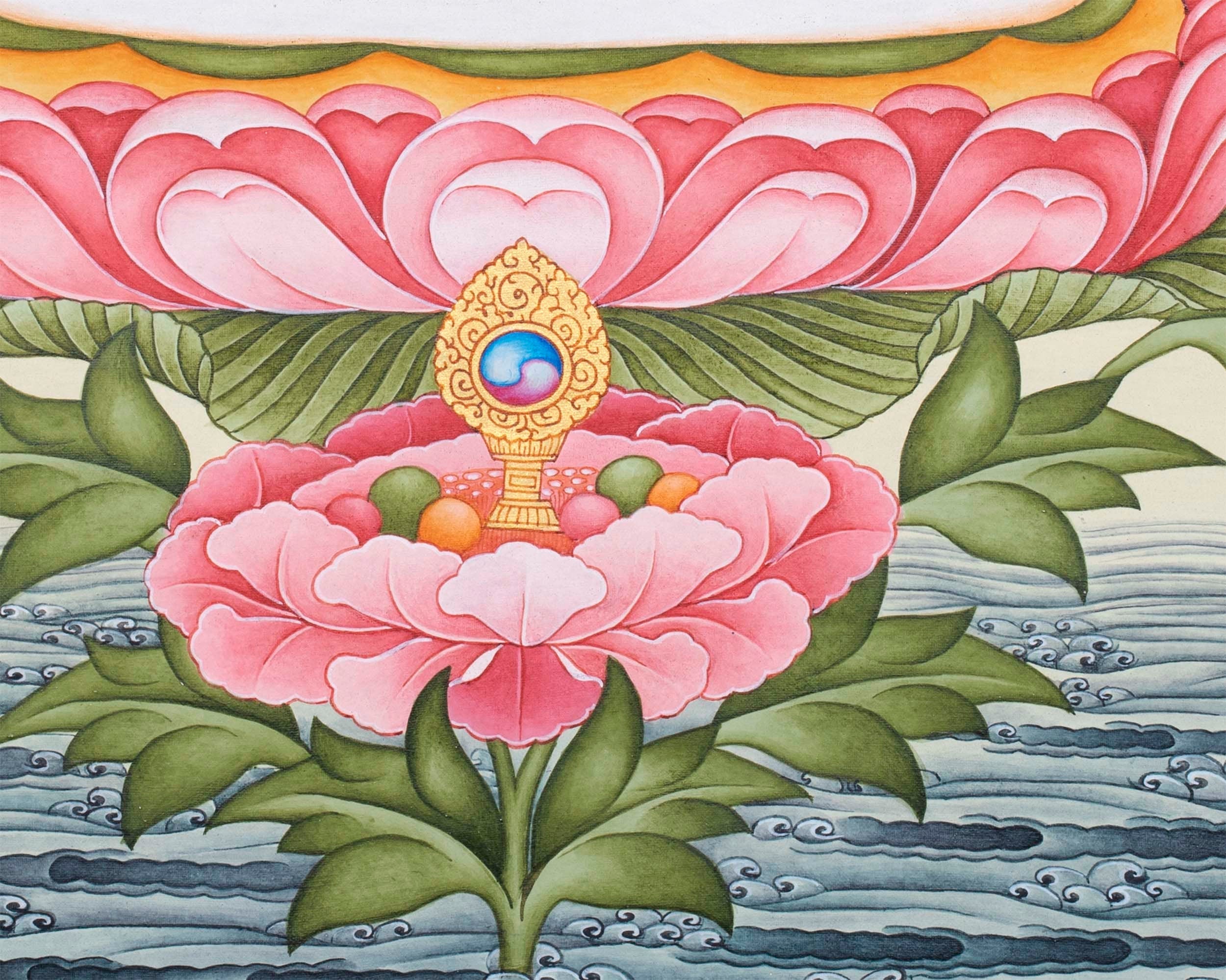 1,000 Armed Chenresig | Tibetan Hand Painting