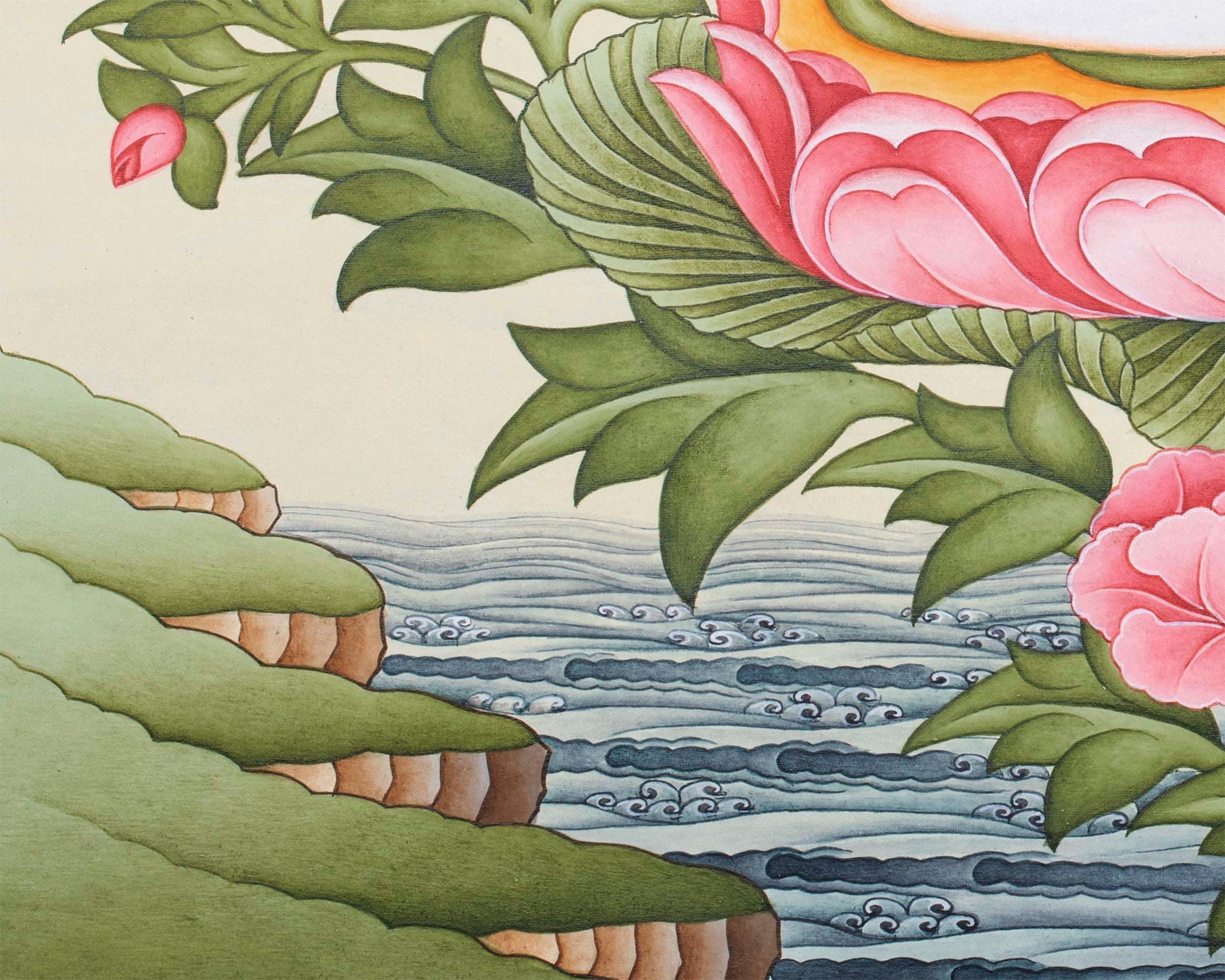 1,000 Armed Chenresig | Tibetan Hand Painting