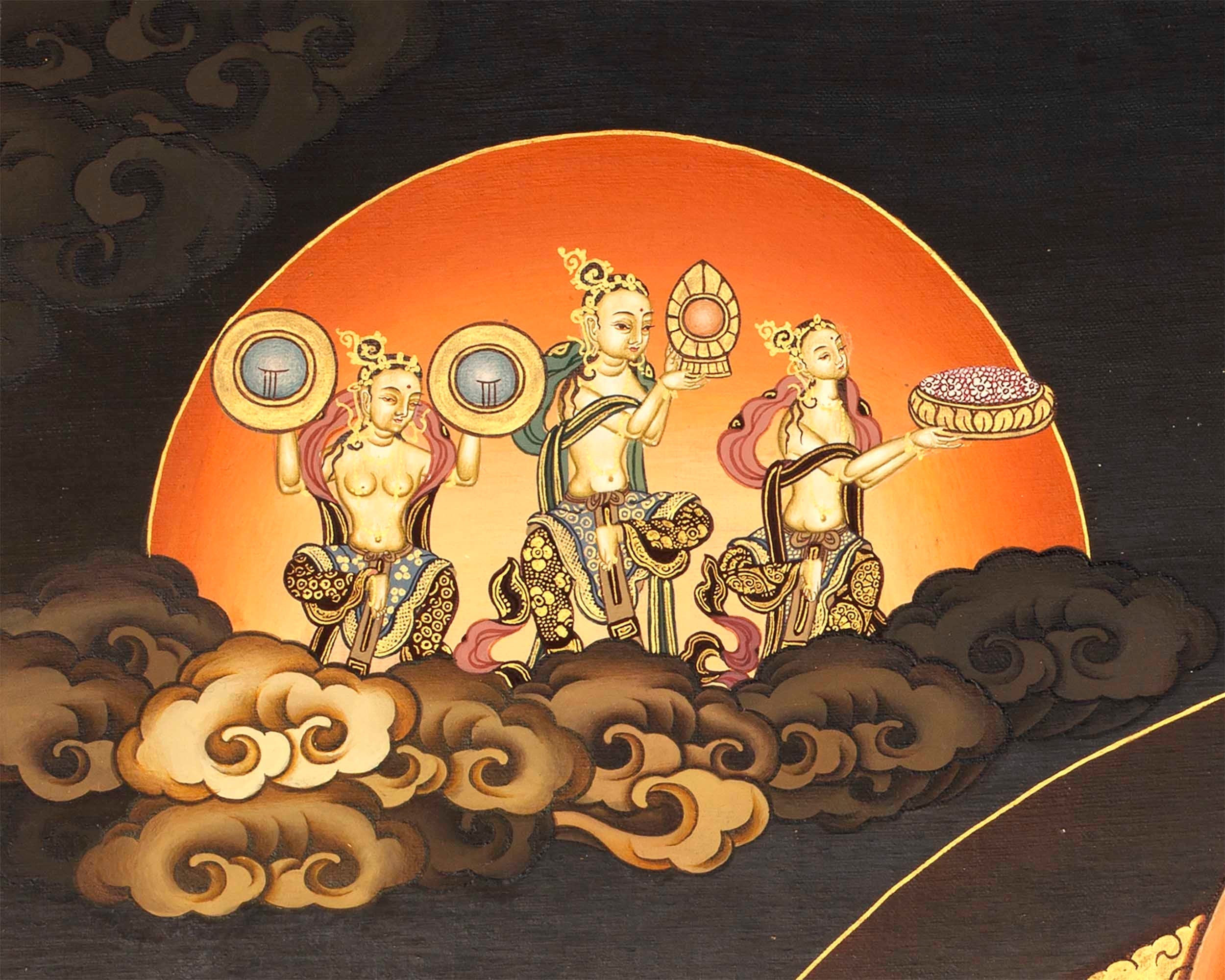White Tara Female Bodhisattva | Mindfulness Meditation Art