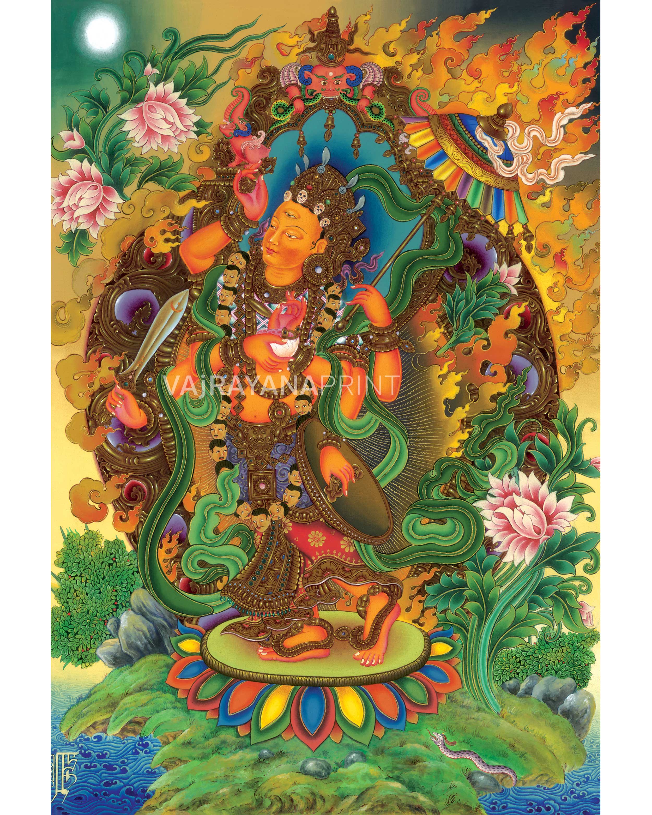 Indrayani Thangka Print