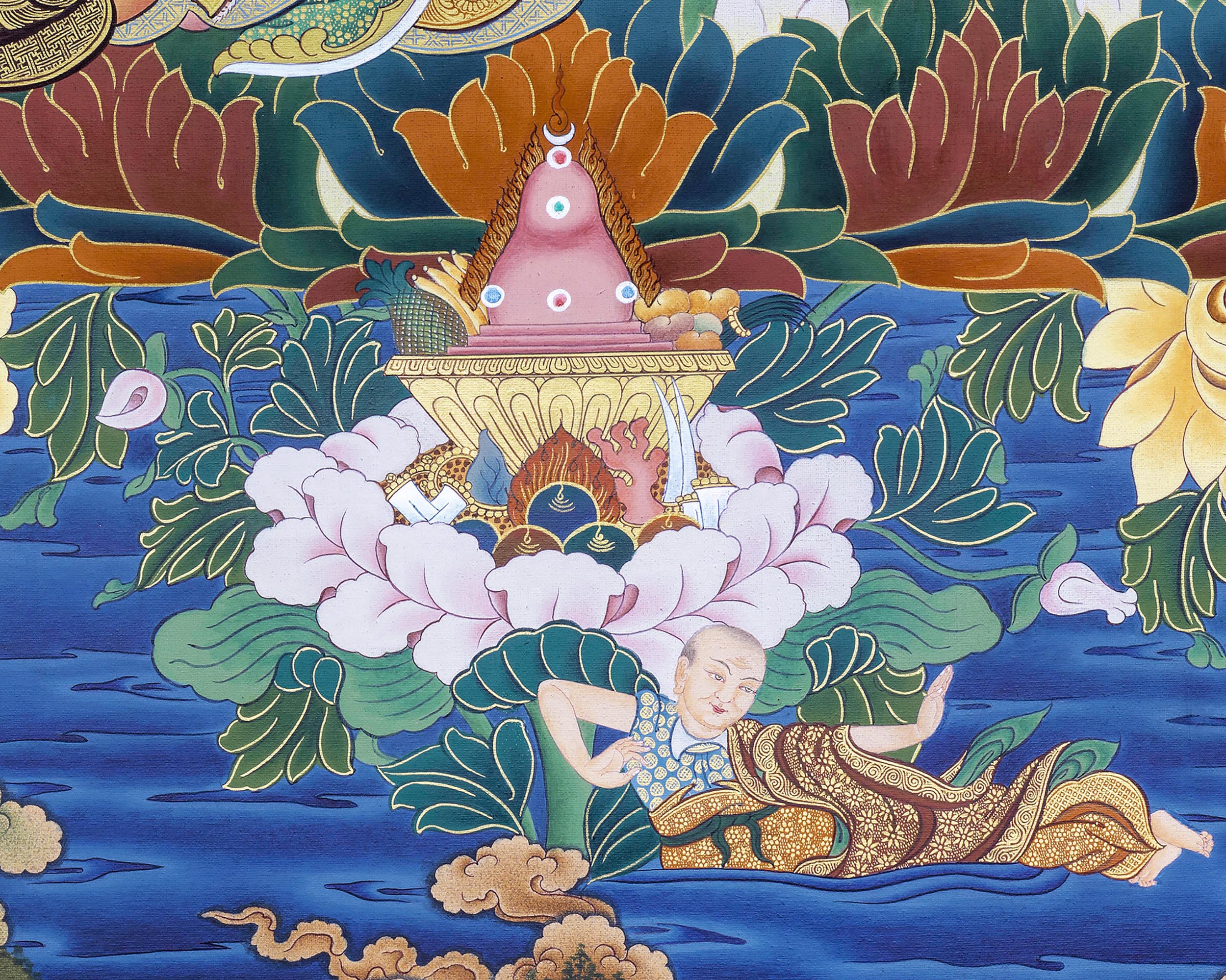 25 disciples of Guru Rinpoche | Tibetan High Quality Canvas Print