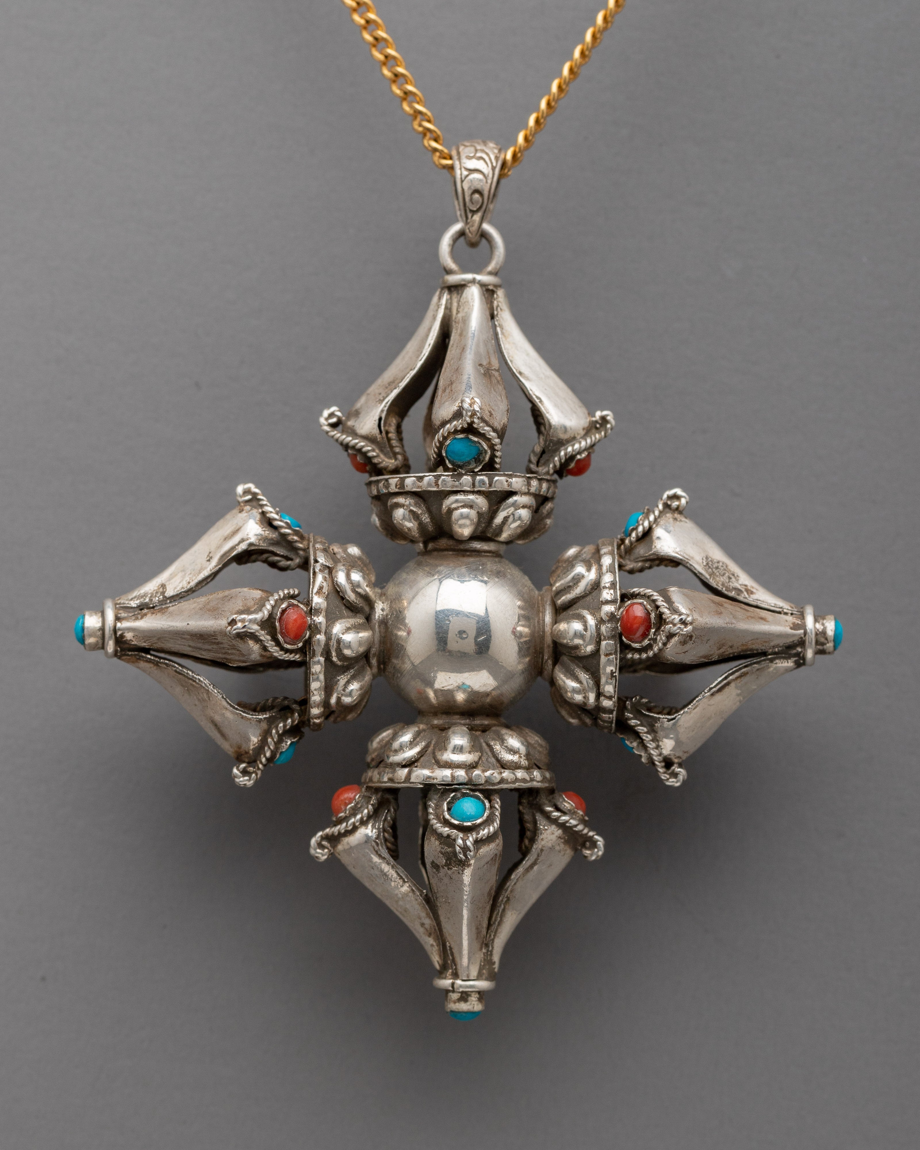 Tibetan Double Vajra Locket