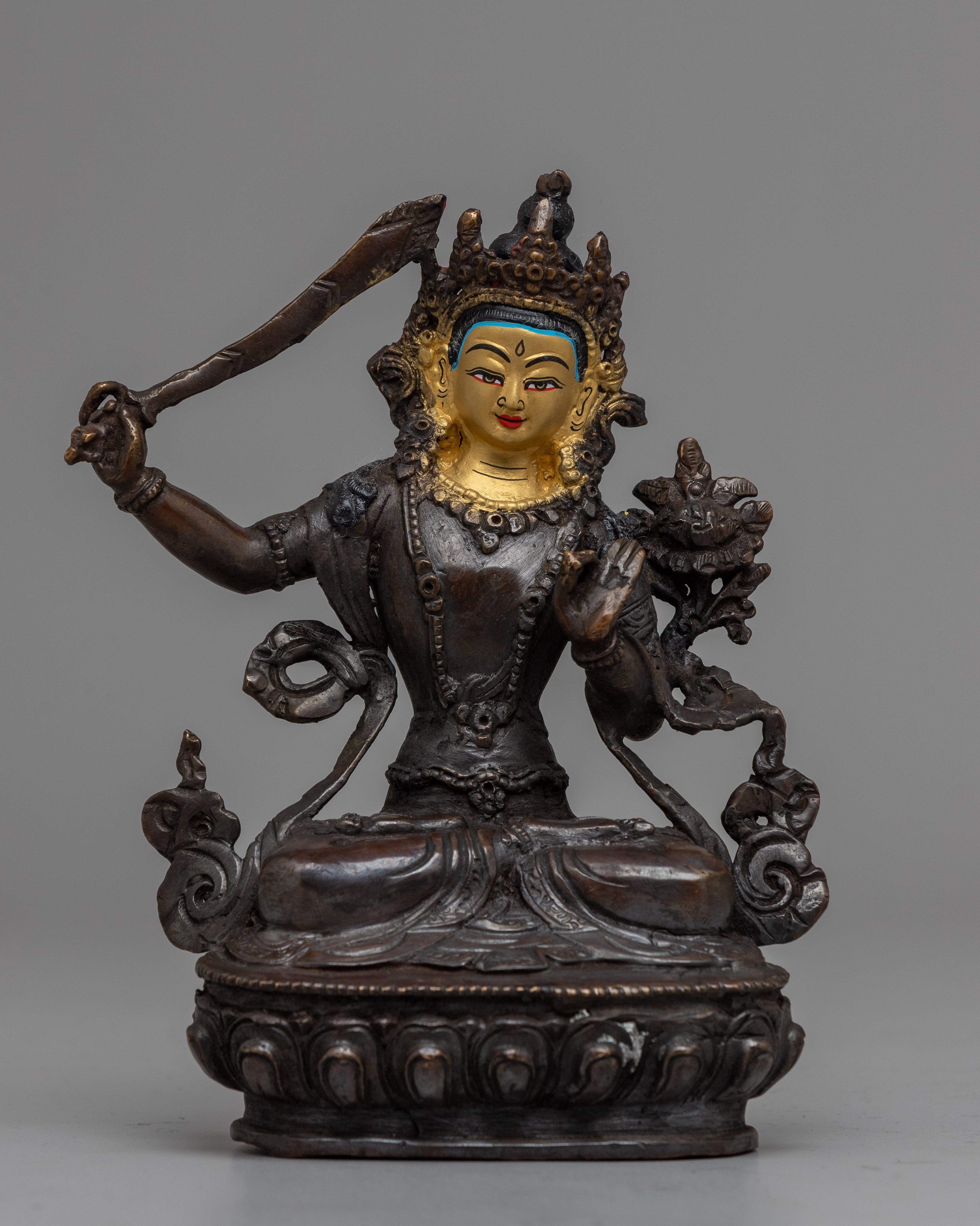 Manjushri Copper Statue