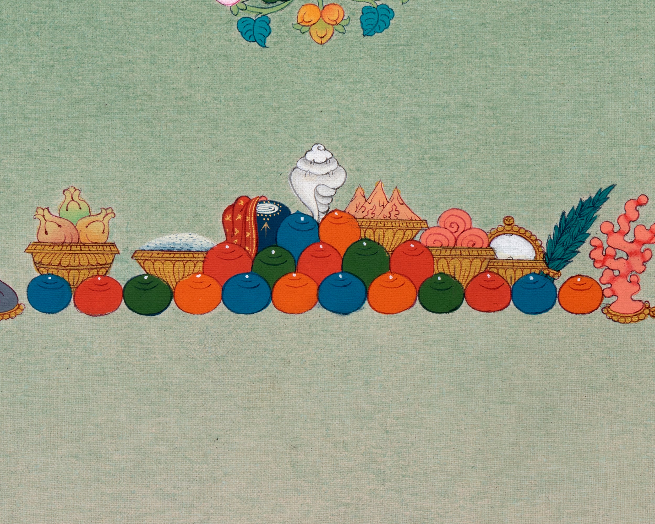 Medicine Buddha Thangka | The Healer For all Beings | Buddhist Deity