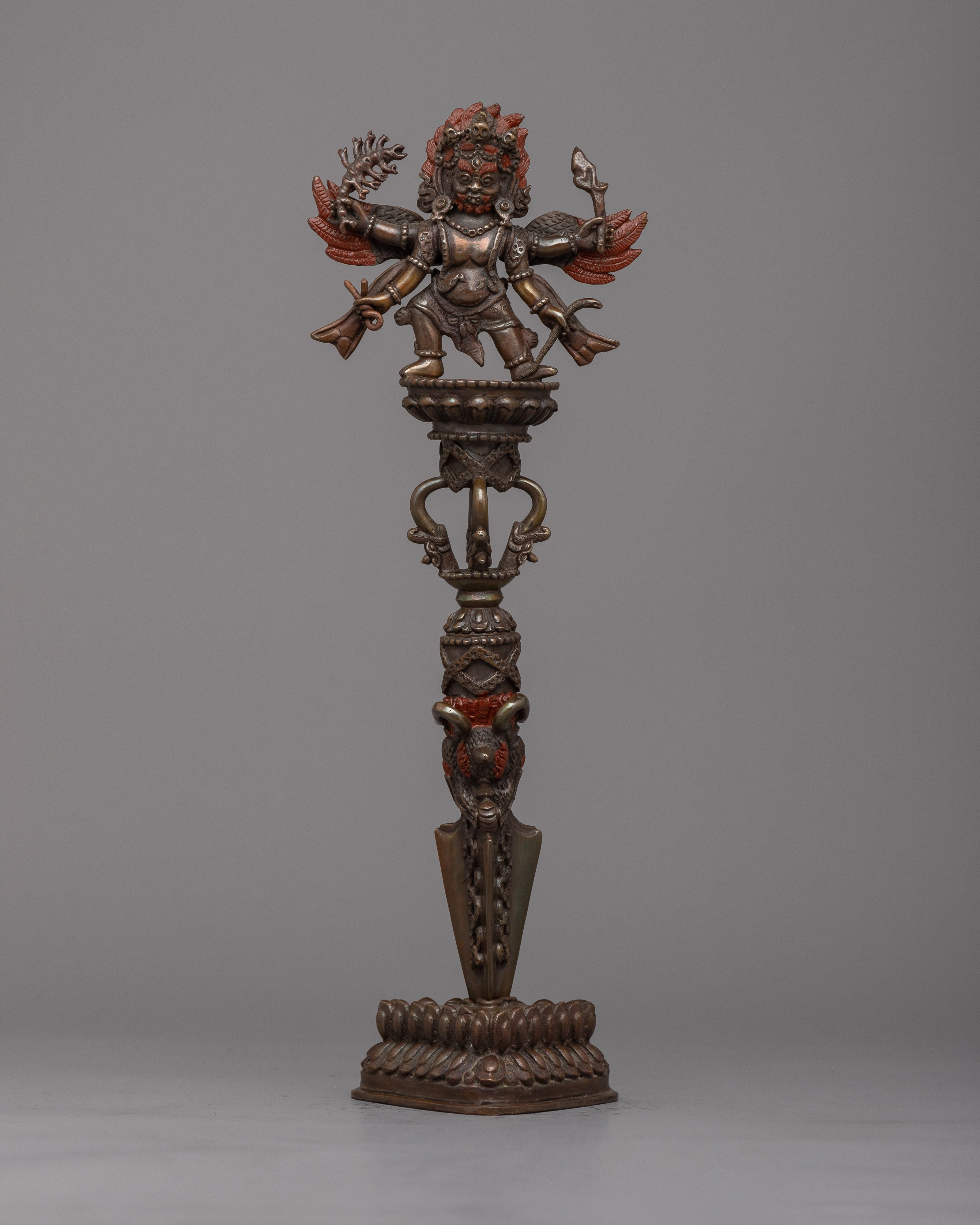 Oxidized Copper Phurba