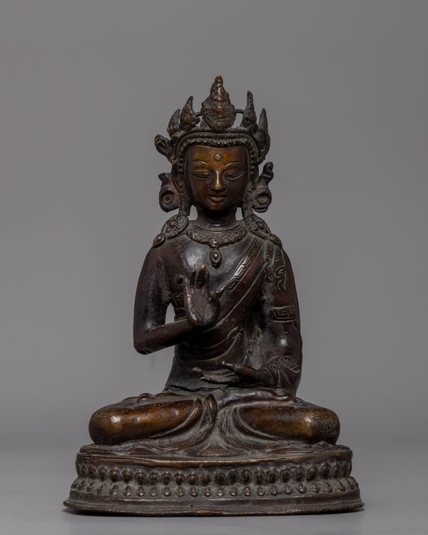 Crowned Shakyamuni Buddha Statue