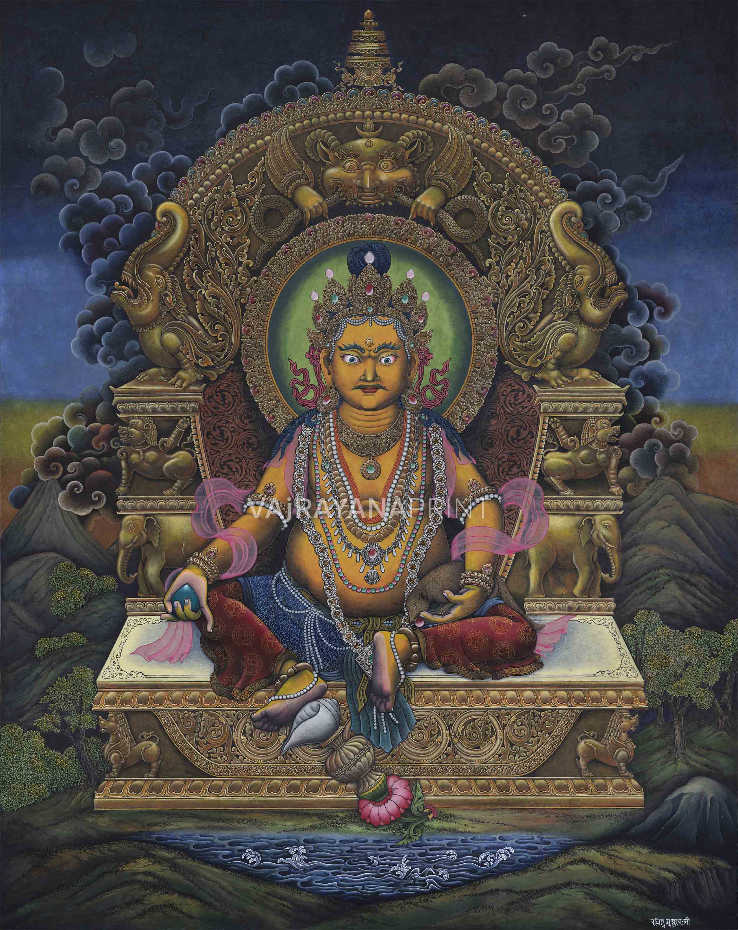 deity-of-wealth Dzambhala