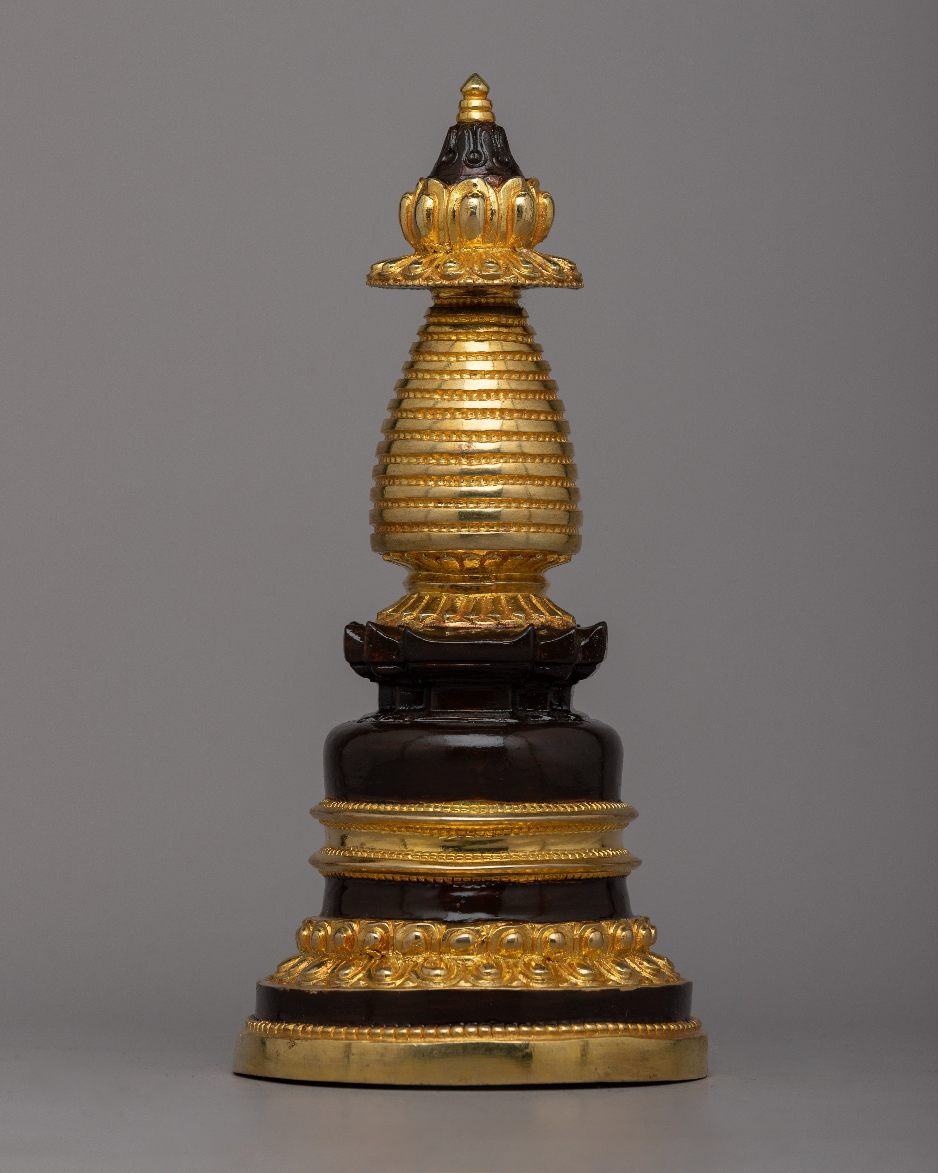 Copper Stupa Statue