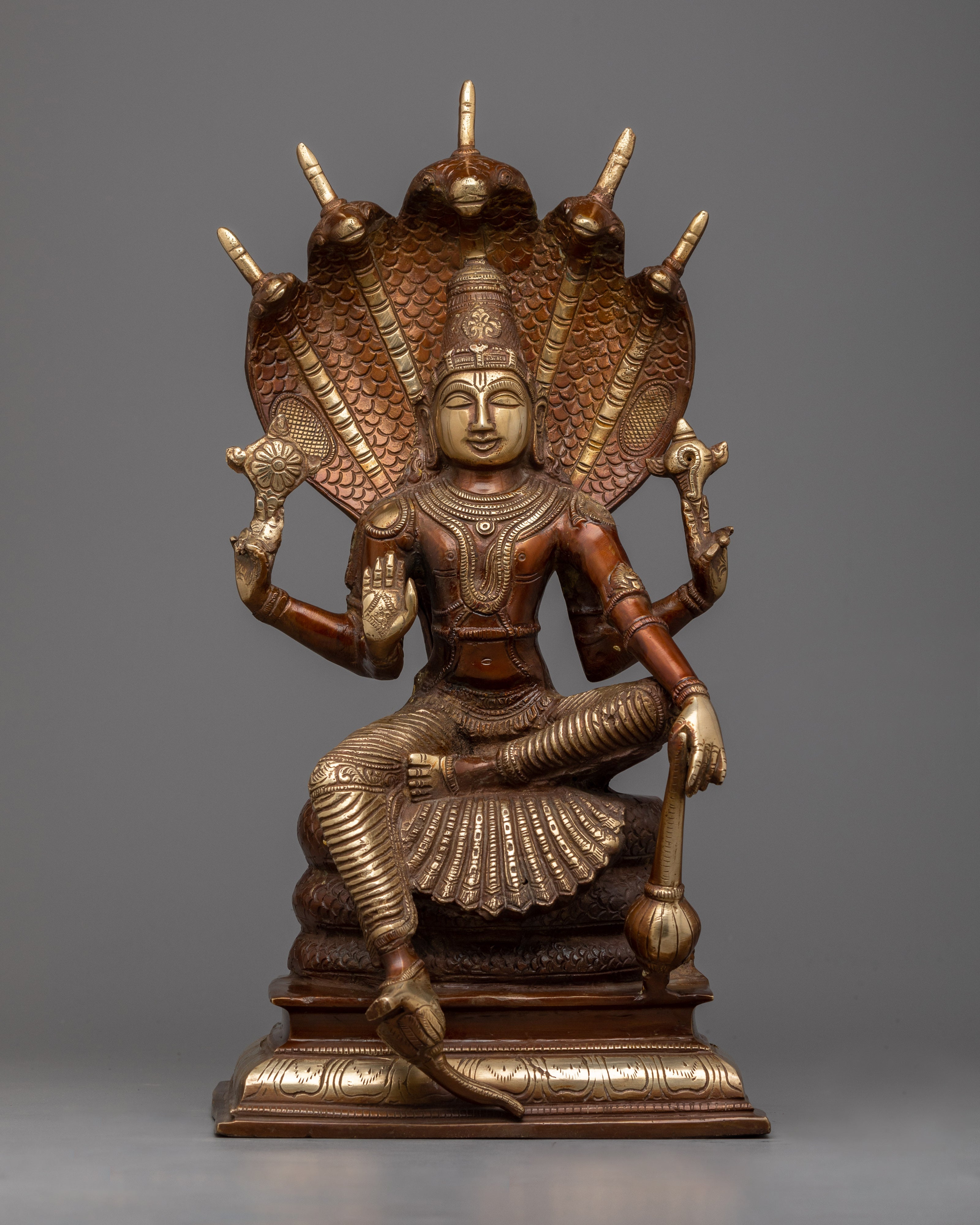 Brass Vishnu Statue