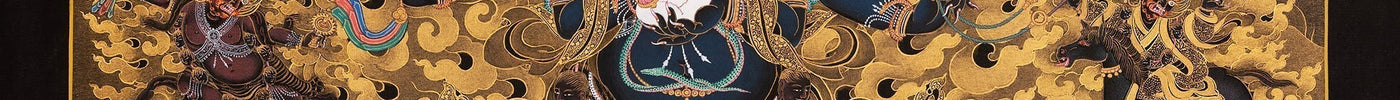 Shangpa Kagyu Mahakala and His Wrathful Retinue