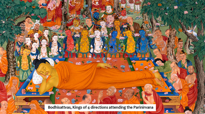 Parinirvana of the lord shakyamuni buddha