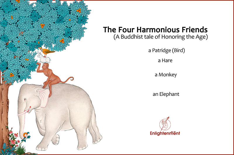 A Buddhist Tale of The Four Harmonious Friends