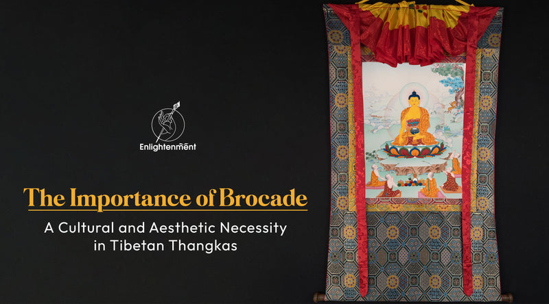 Brocade in Thangka