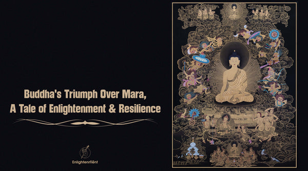 Buddha And Mara's Tale of Enlightenment & Resilience