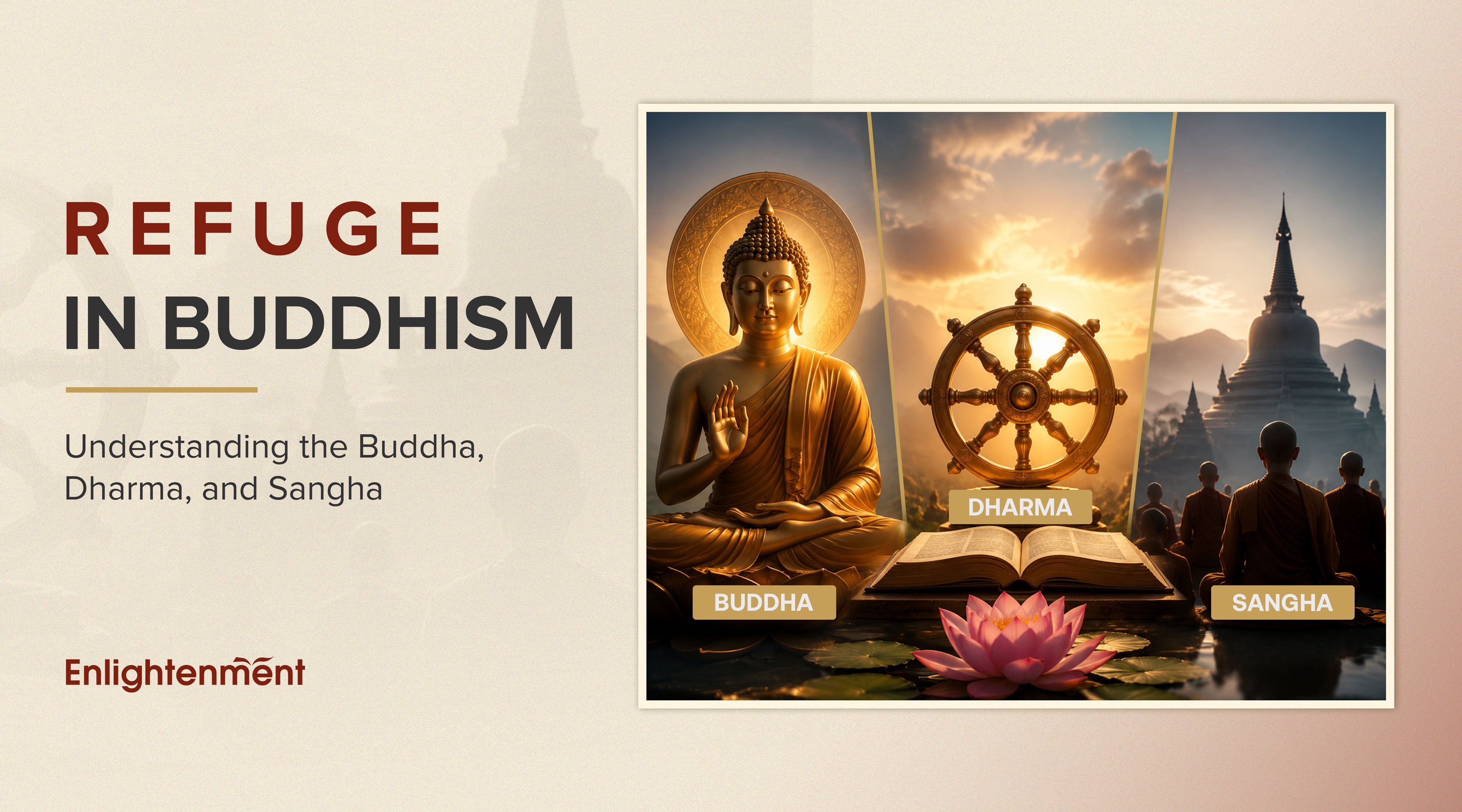 Refuge in Buddhism: Understanding the Buddha, Dharma, and Sangha