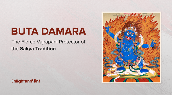 Buta Damara: The Fierce Vajrapani Protector of the Sakya Tradition