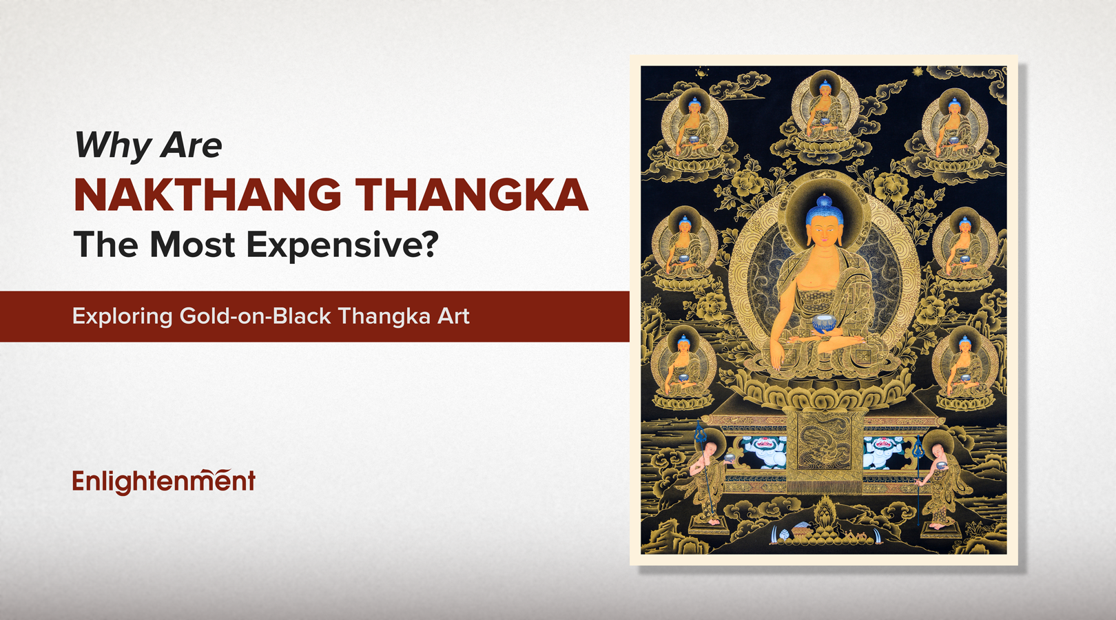 Why Are Nakthang Thangka the Most Expensive? Exploring Gold-on-Black Thangka Art