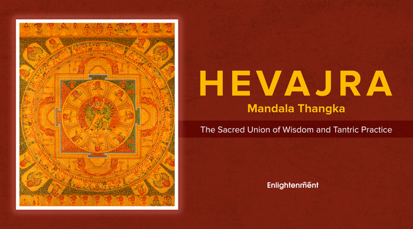 Hevajra Mandala Thangka: The Sacred Union of Wisdom and Tantric Practice